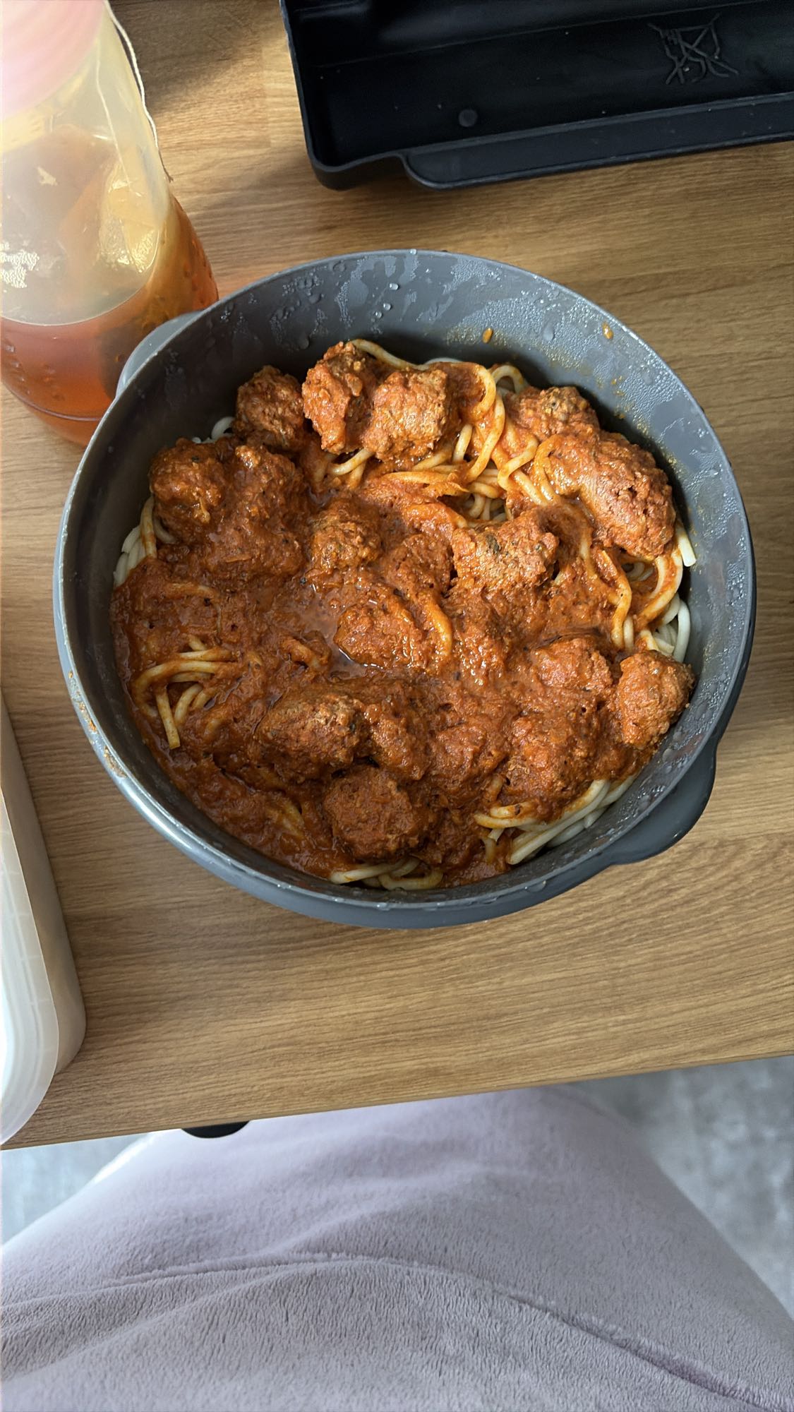 Spaghetti boulettes viande