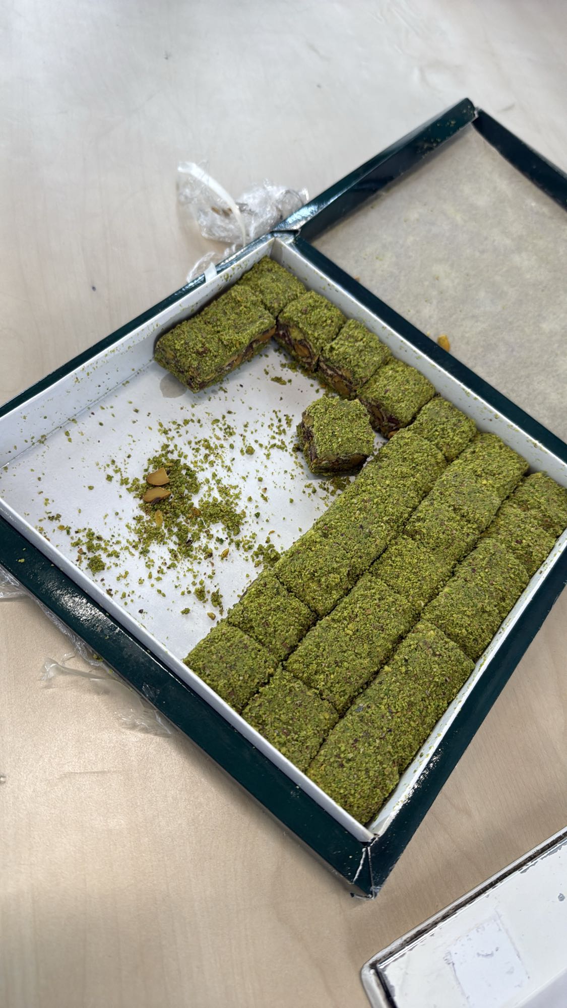 Pistazien-Dattel-Süßigkeit