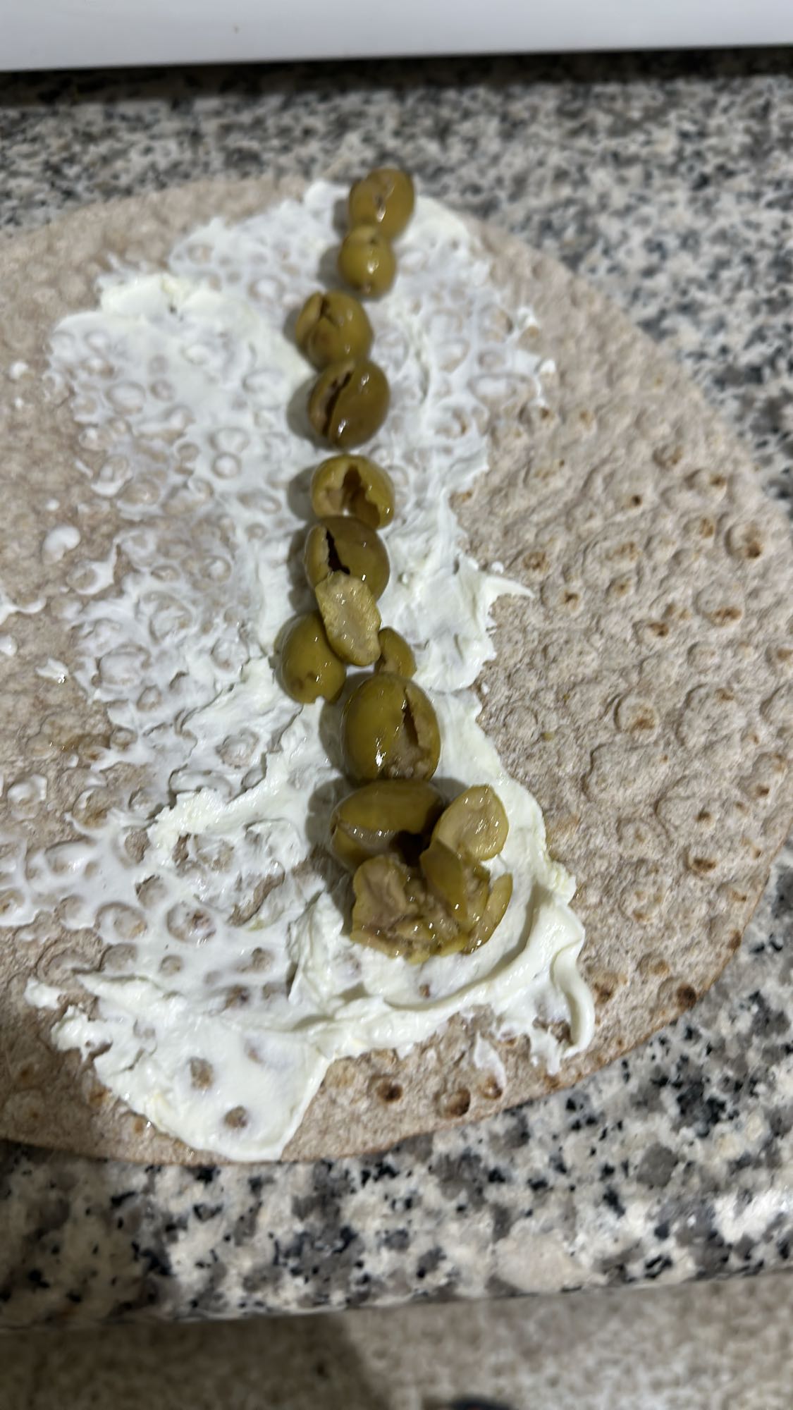 Olive Cream Flatbread Wrap