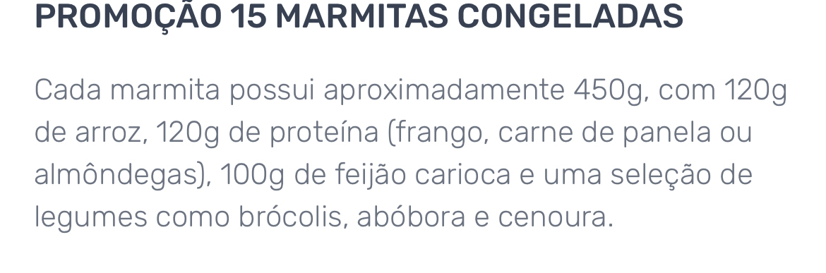 Marmita congelada