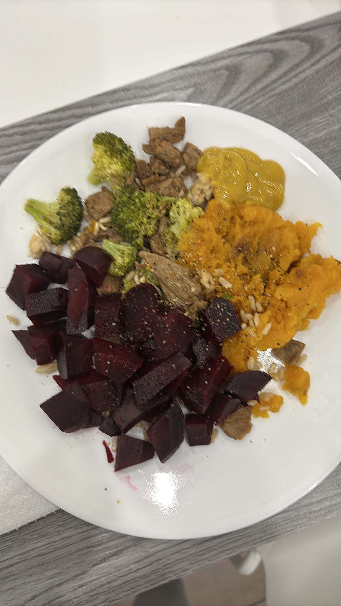 Assiette santé colorée