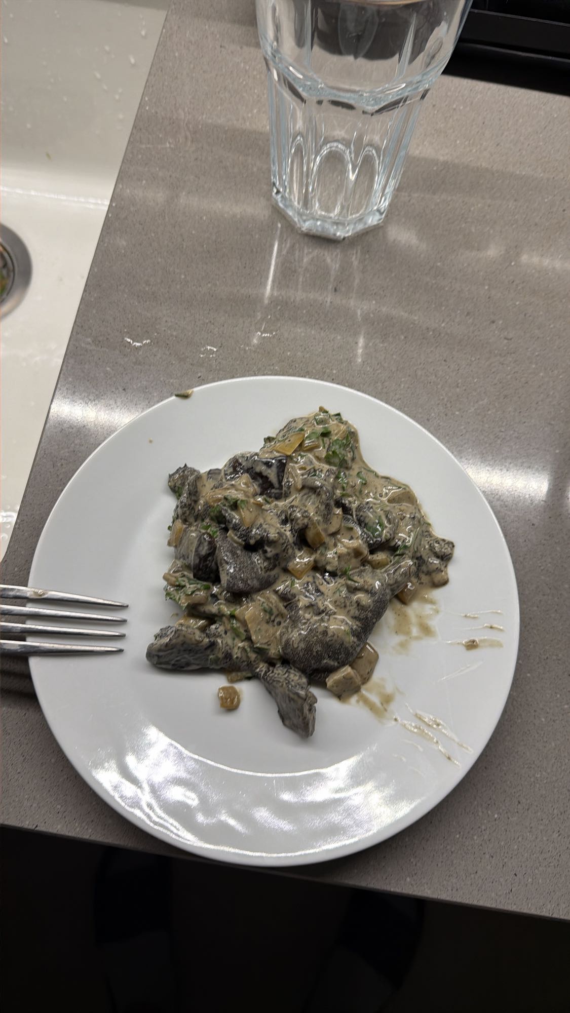 Sos grzybowy z cebulą