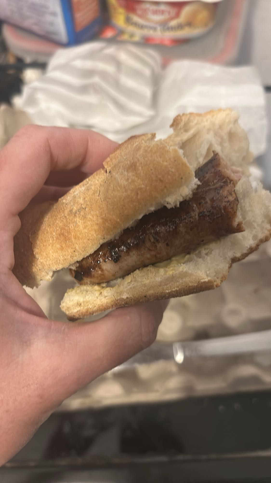 Sandwich à la saucisse