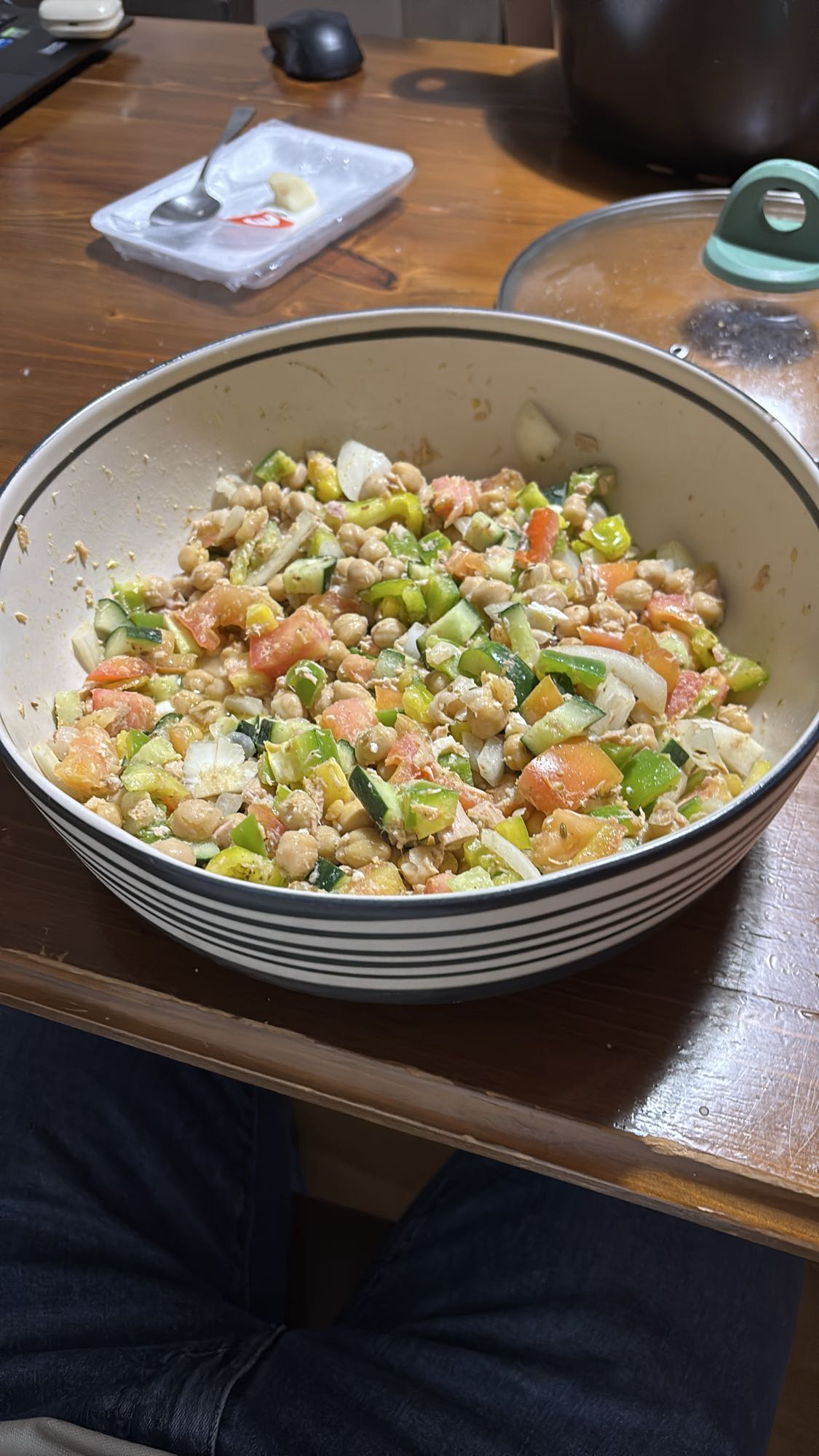 ensalada de garbanzos