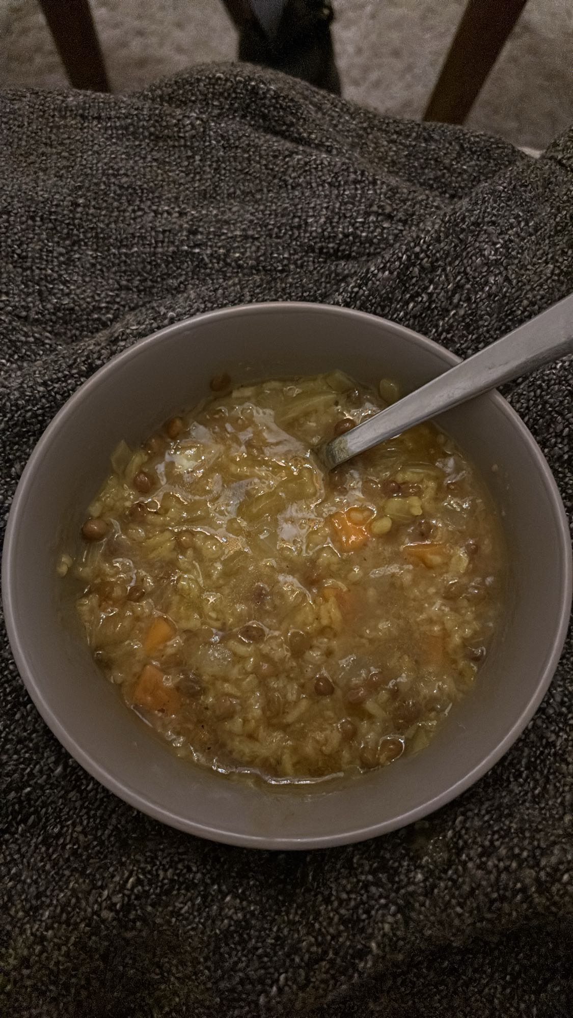 Linsgryta med grönsaker