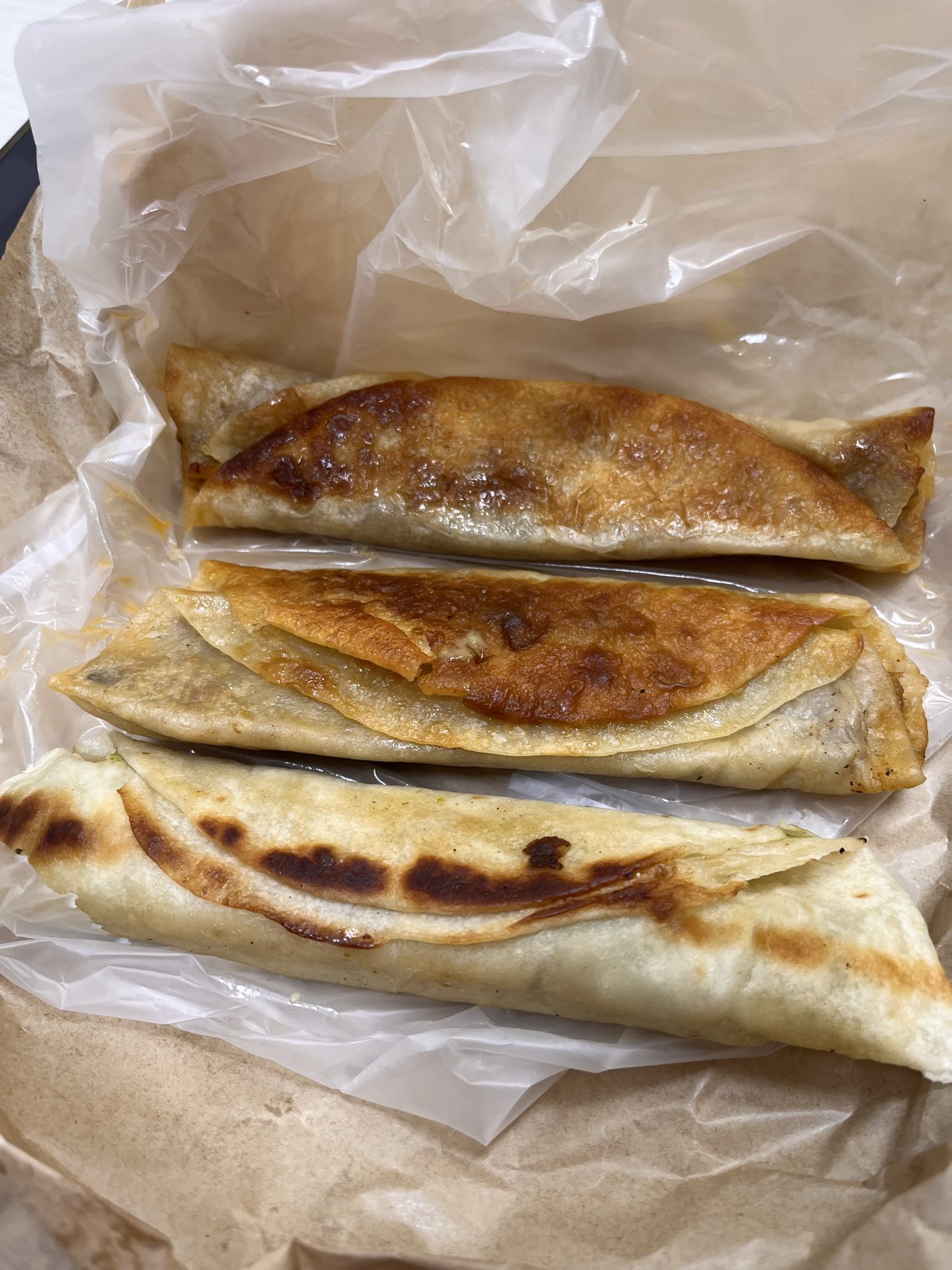 Tacos fritos rellenos