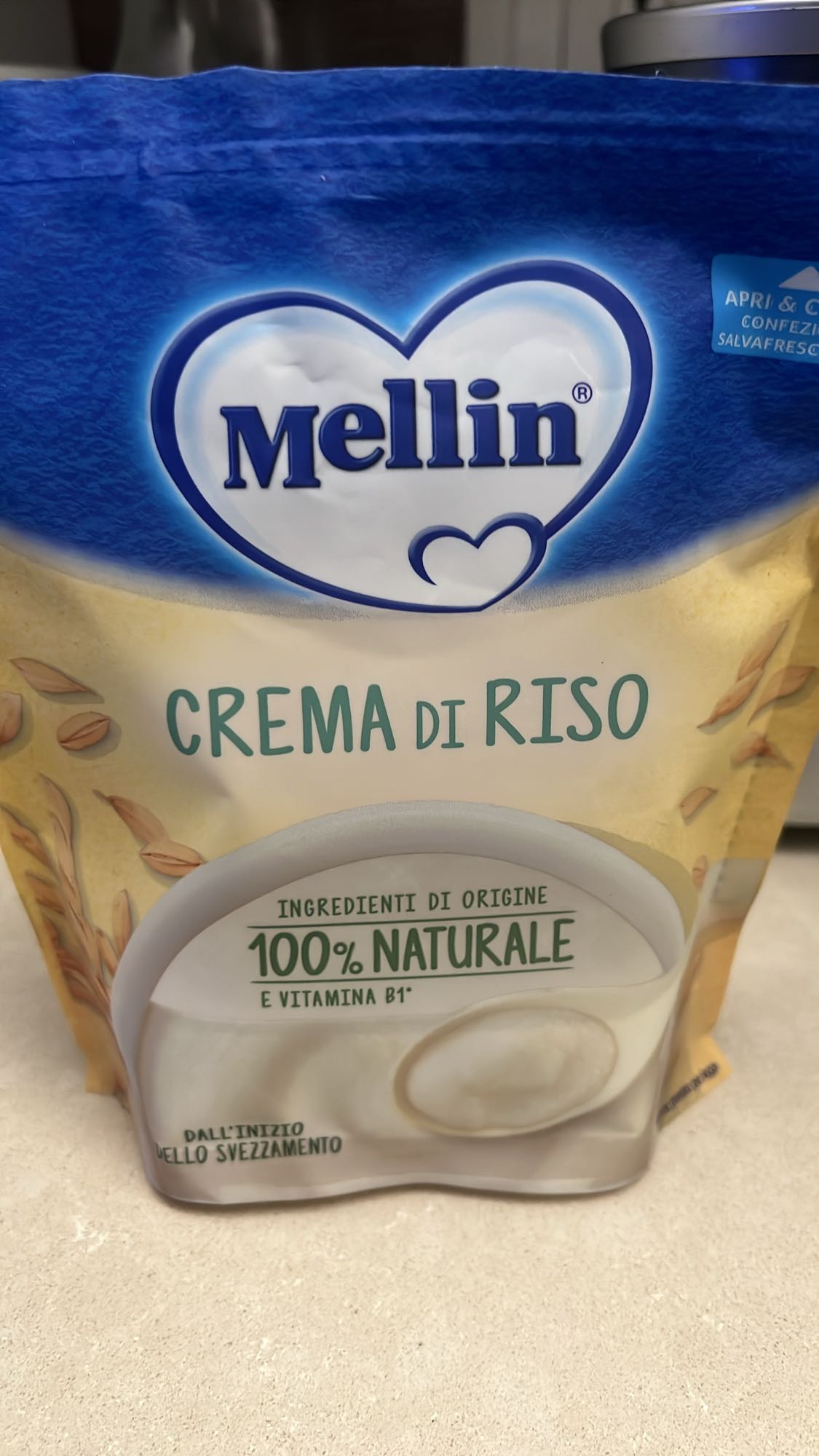 Crema di riso Mellin