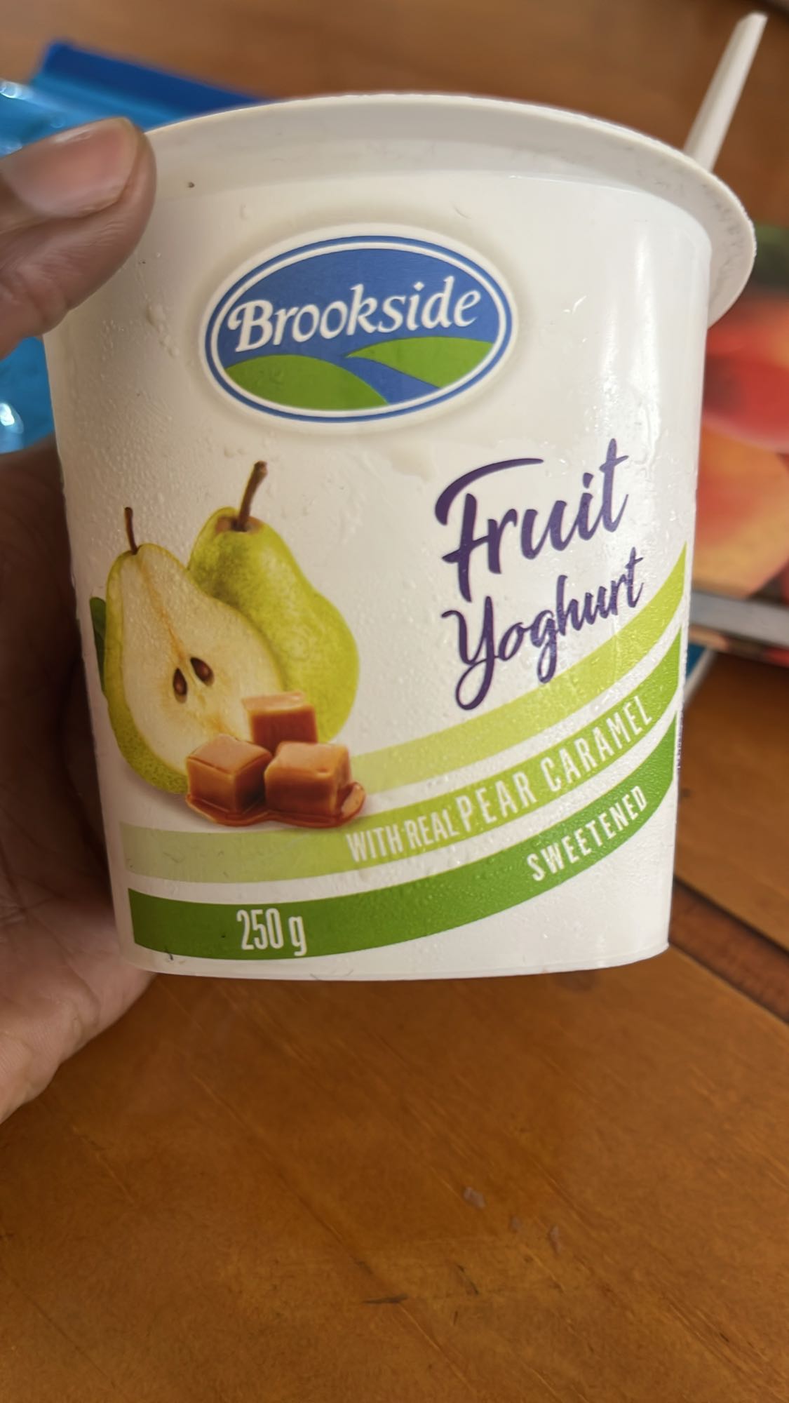 Pear Caramel Yoghurt