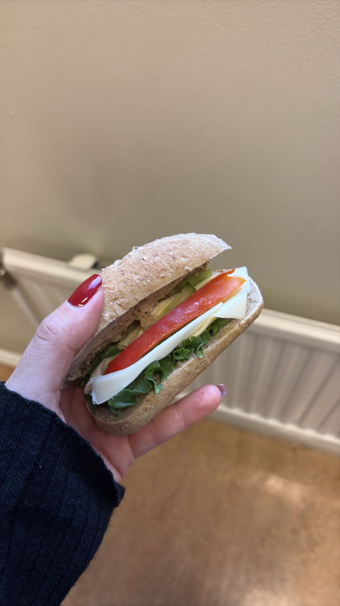 Fullkornsmörgås ost & paprika