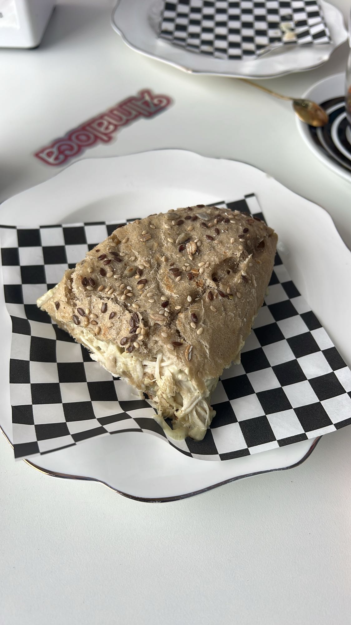 Sándwich de pollo integral