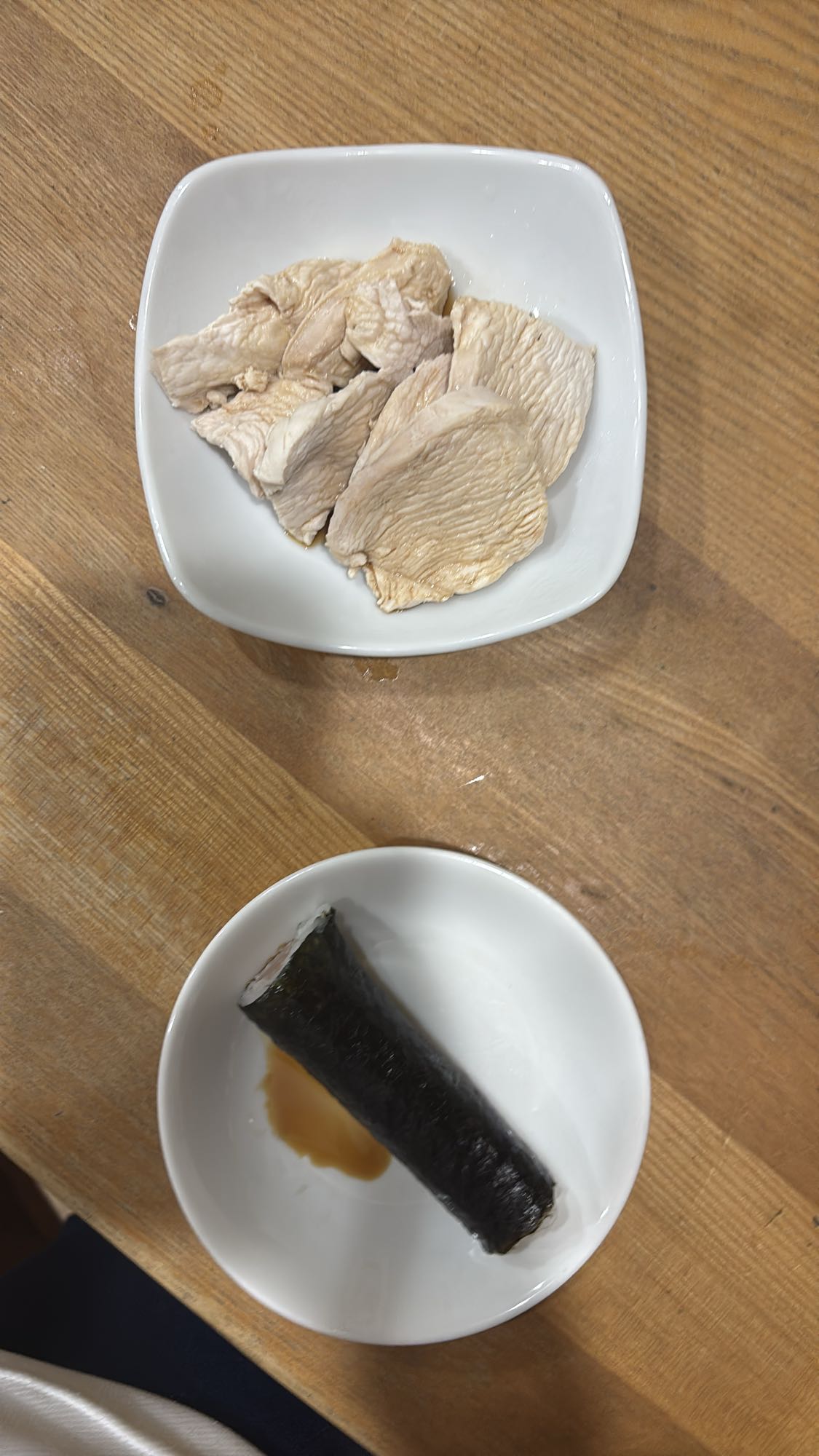 鶏むね肉と海苔巻き