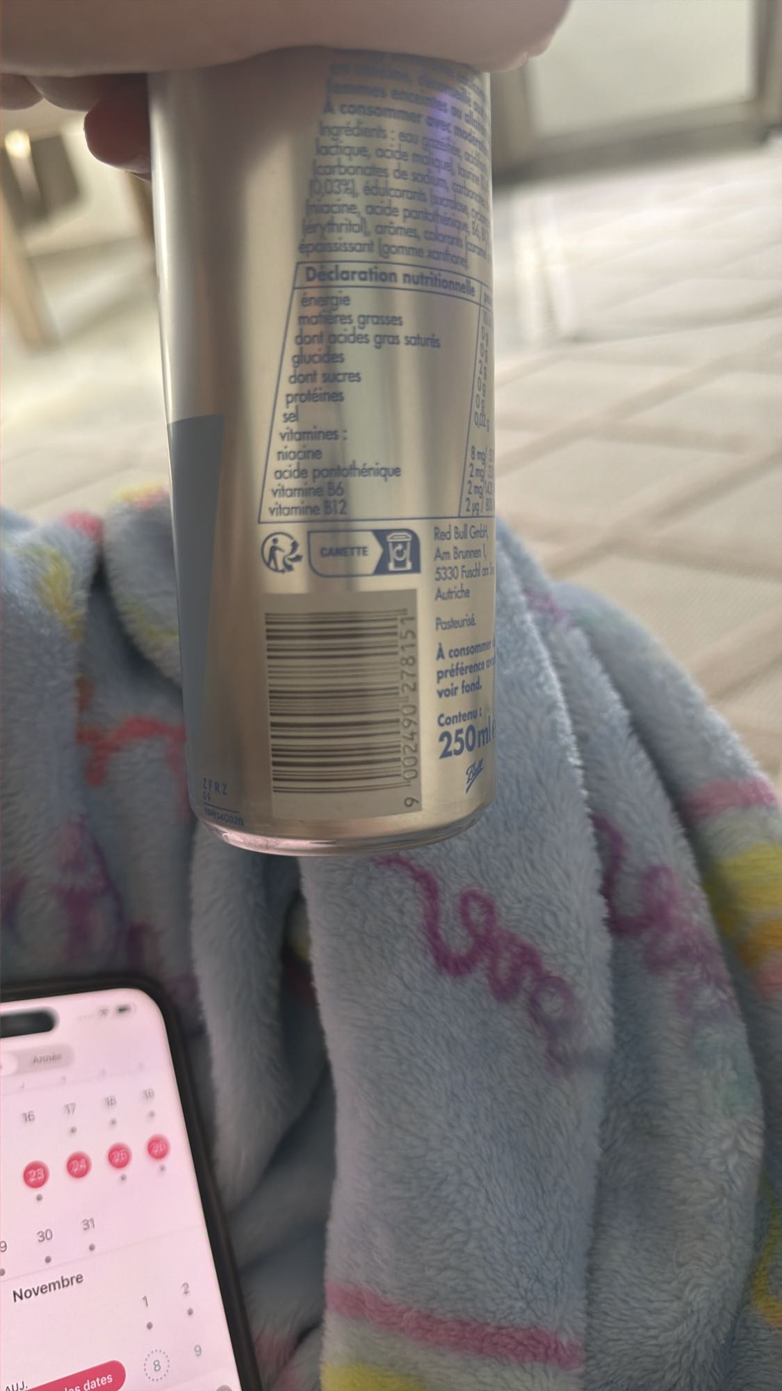 Boisson énergisante light