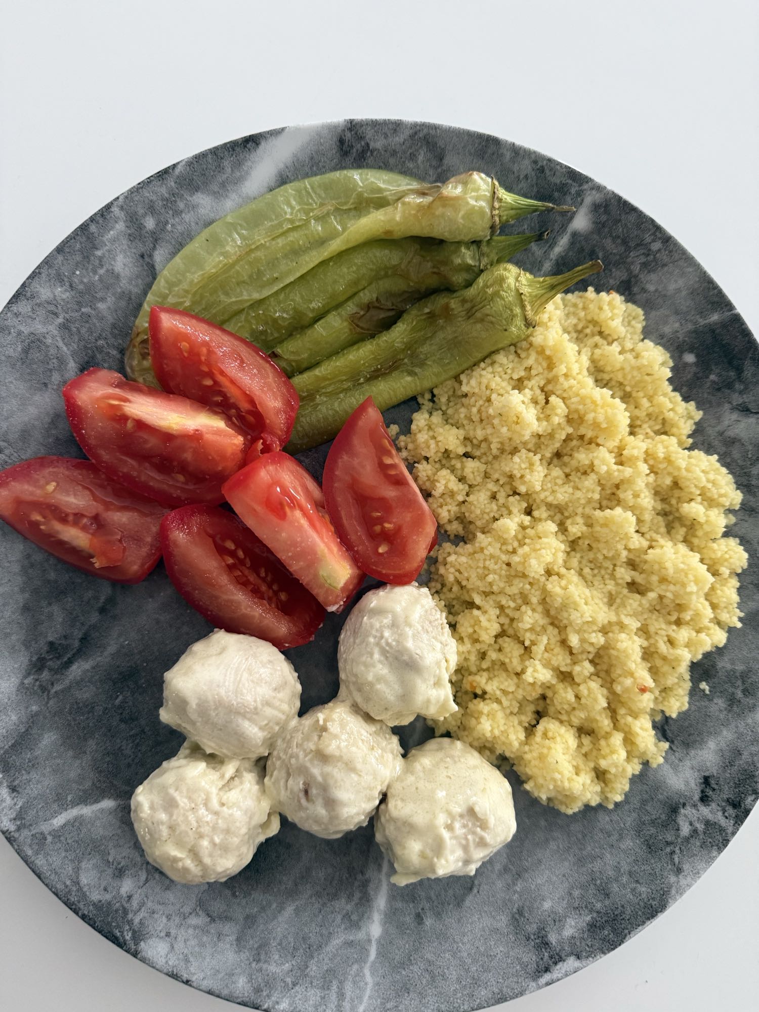 Boulettes et couscous