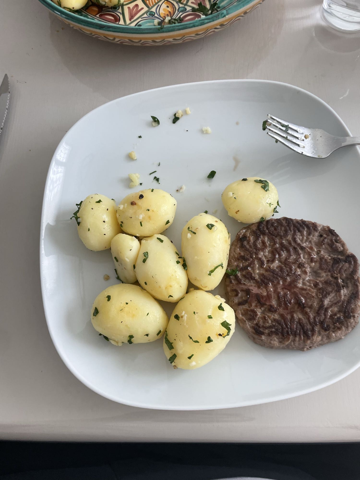 Pommes et steak