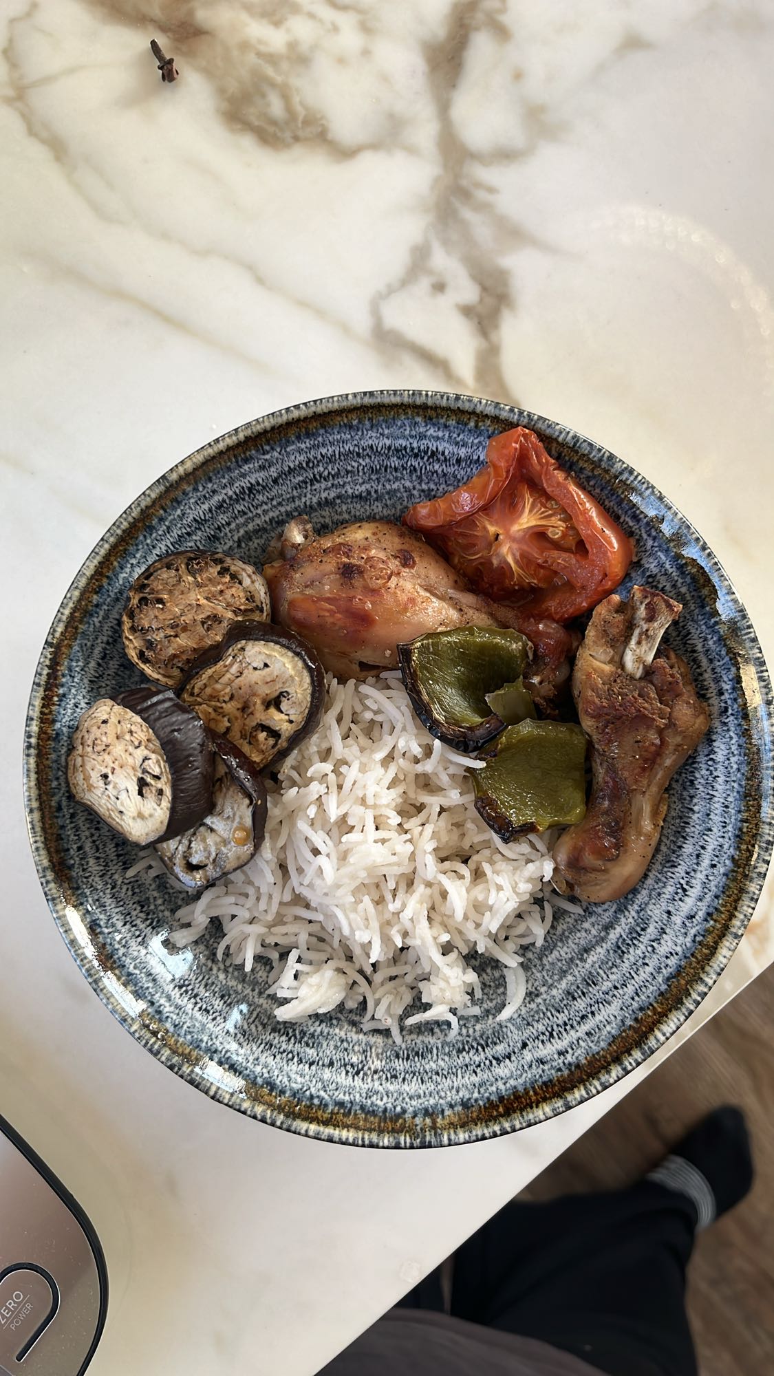 Chicken rice with veggies