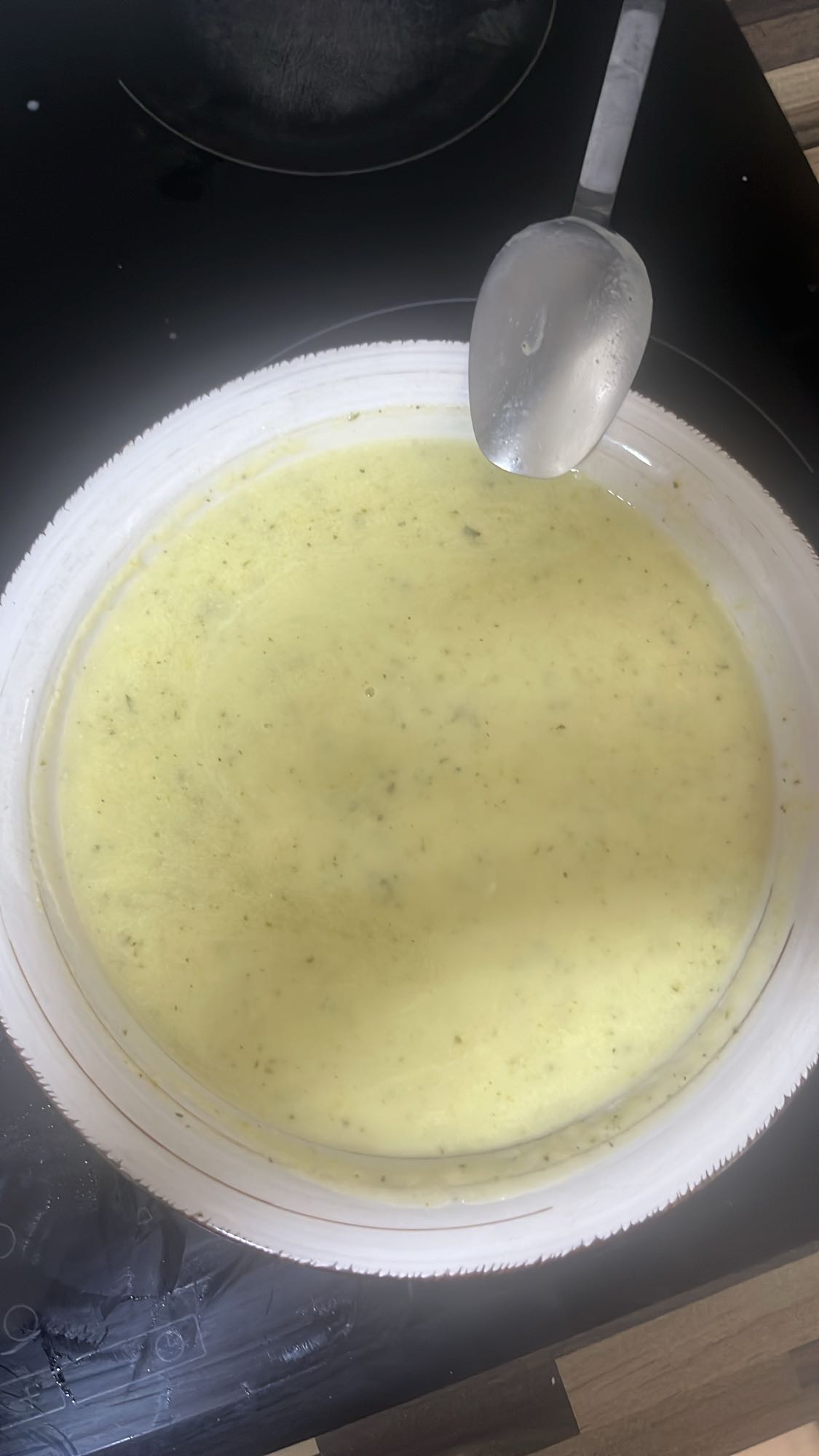 sopa cremosa de verduras