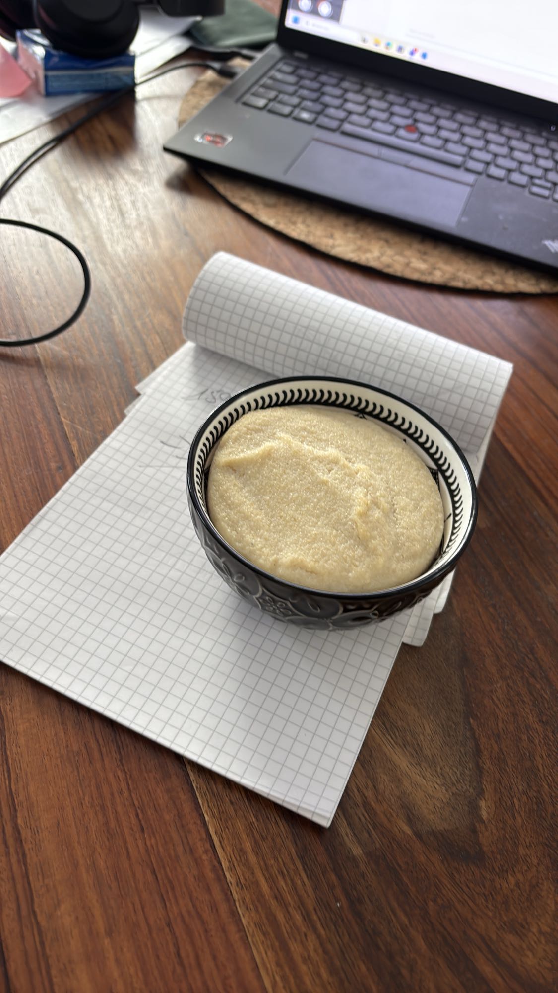 semoule nature au lait d’amande