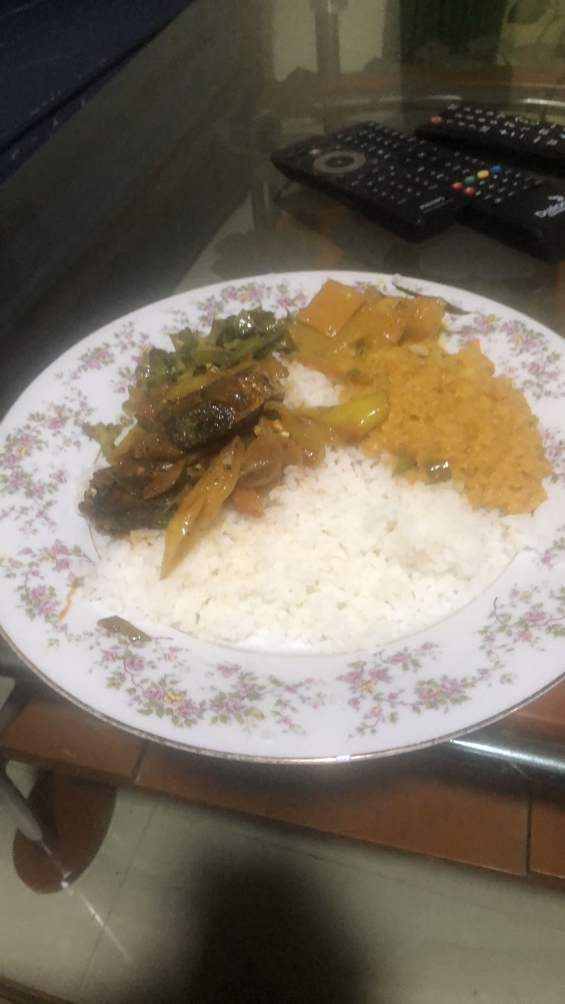 Rice with lentils and veggies