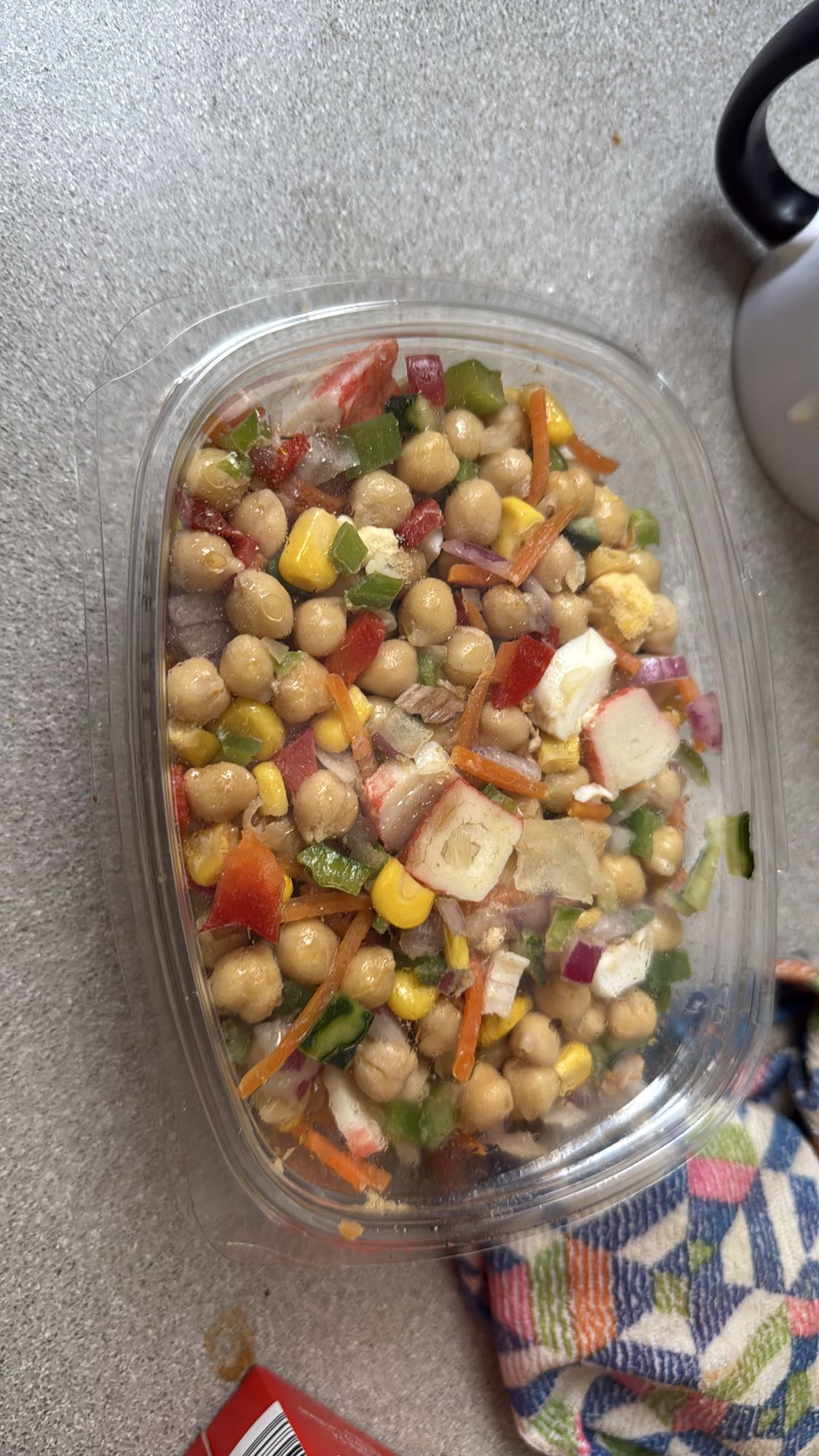 ensalada de garbanzos