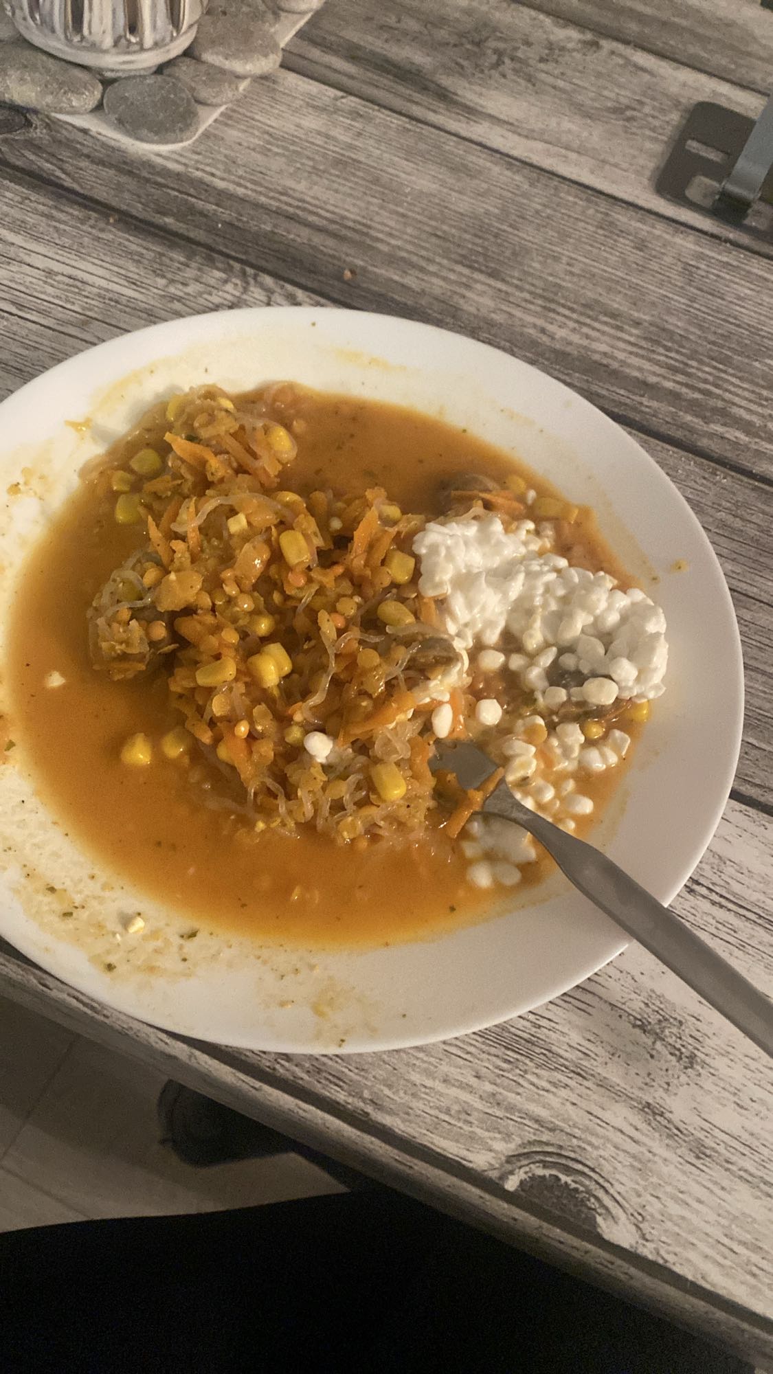 Grönsaksgryta med keso