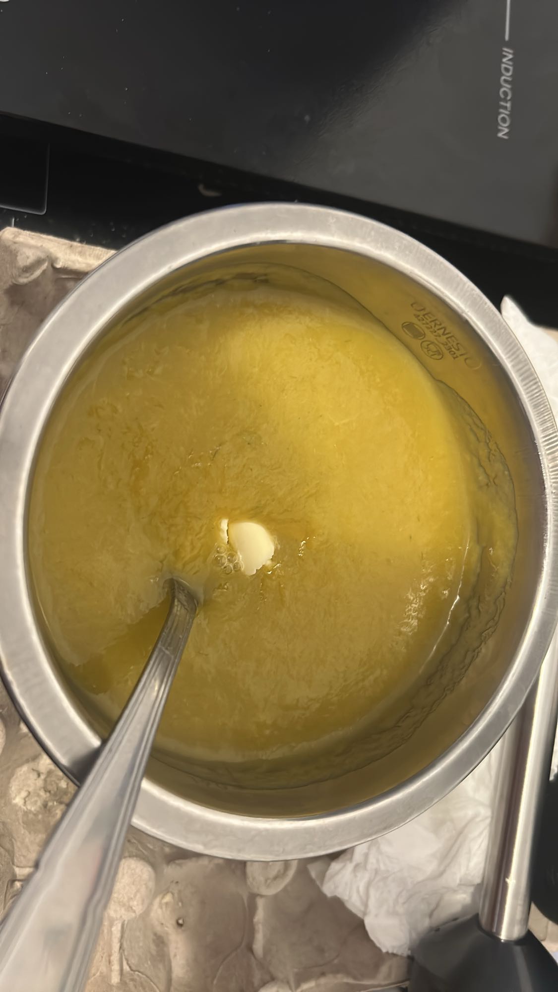 soupe de légumes au beurre