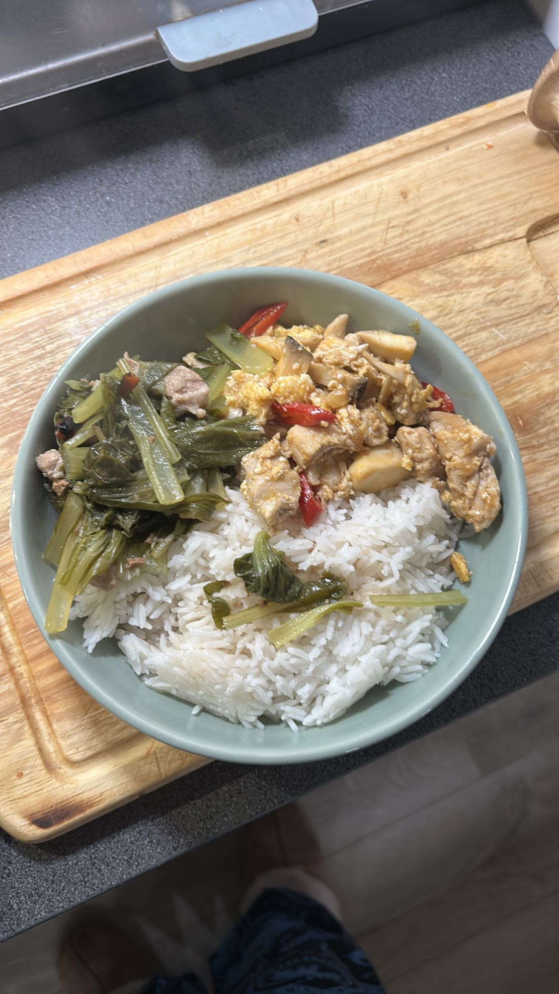 Kylling med ris og grønnsaker