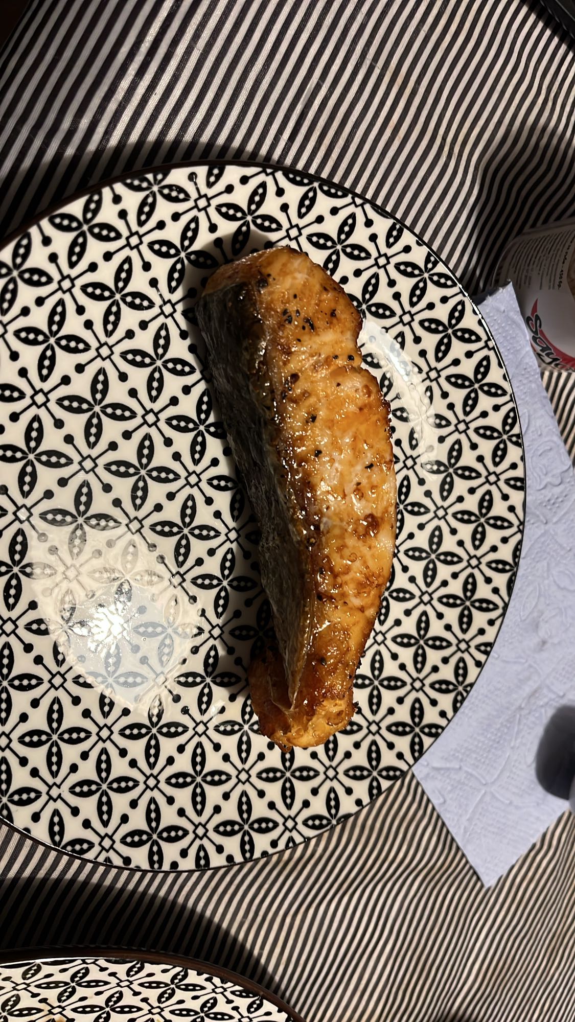 Печена сьомга