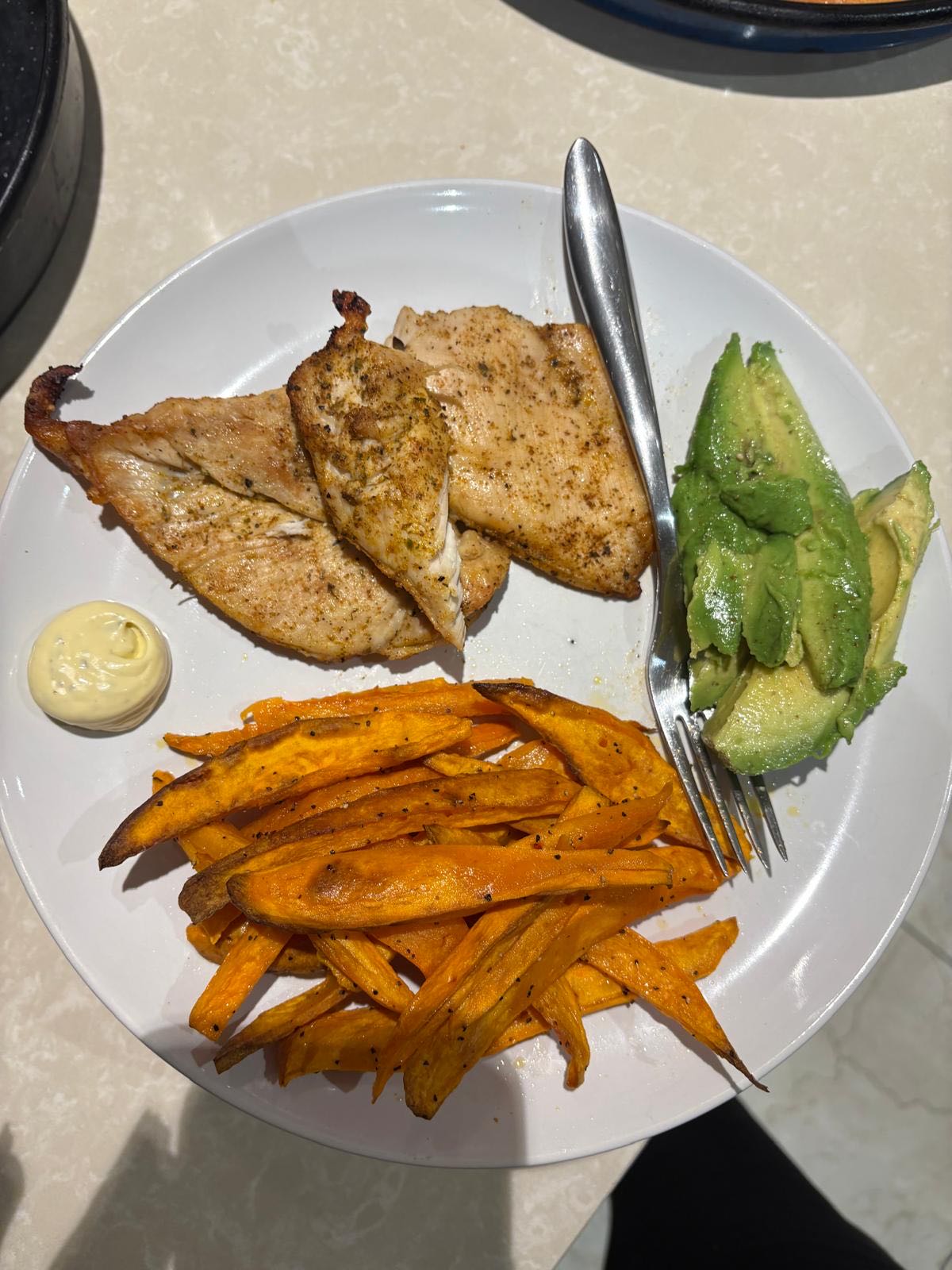 Kyckling med sötpotatis