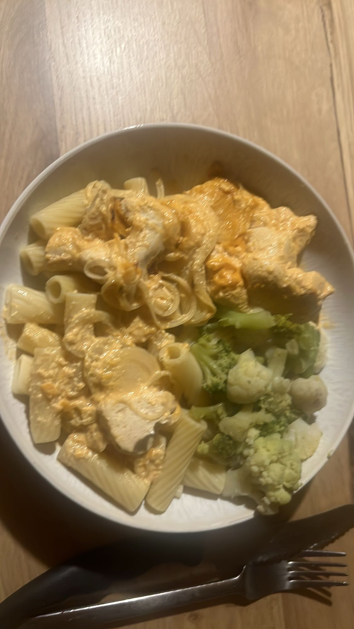 Kip pasta met groenten