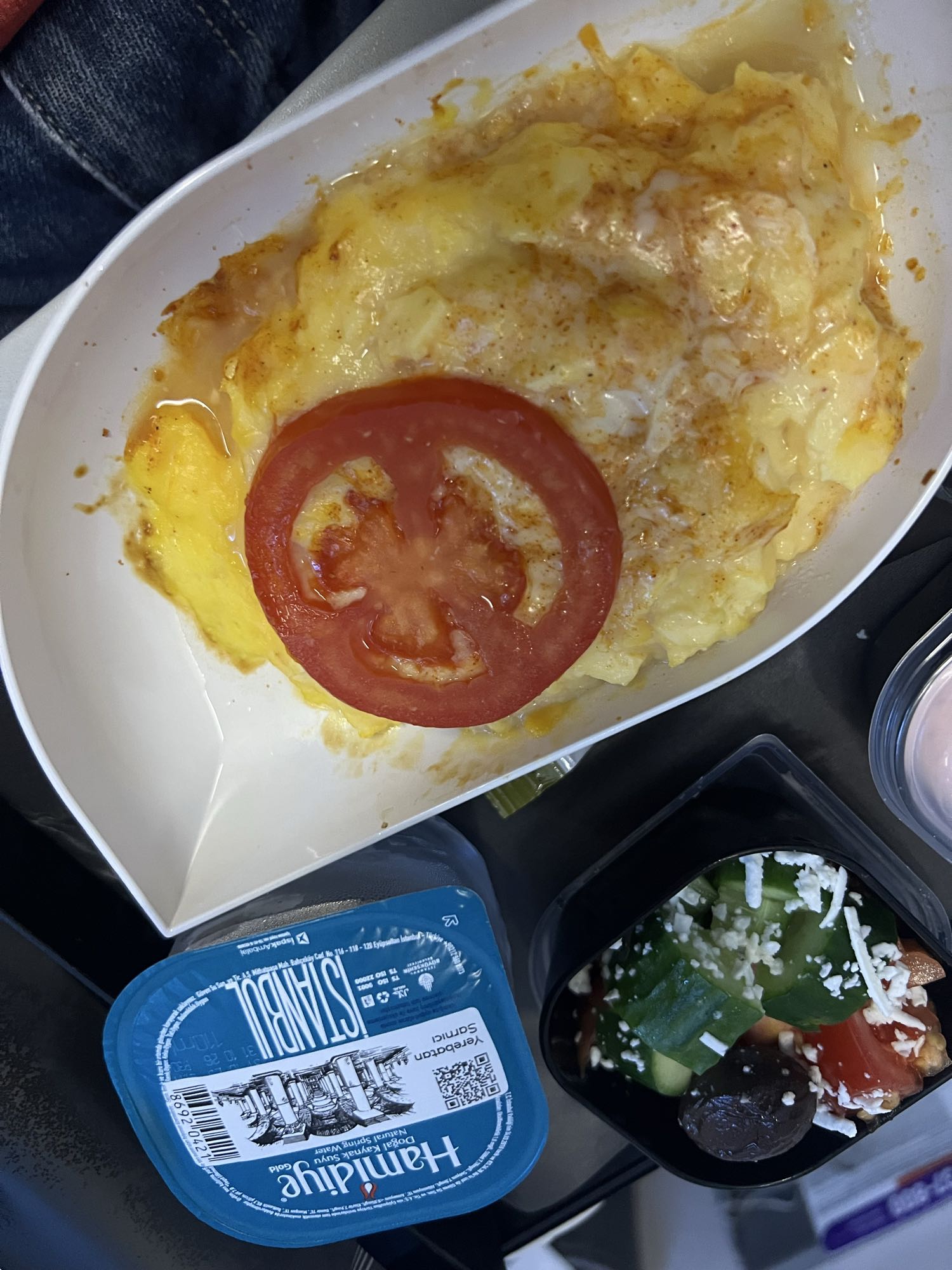 Egg bake & Greek salad