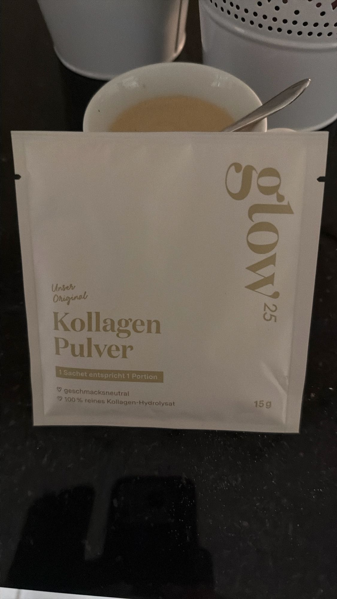 Kollagen Pulver Getränk