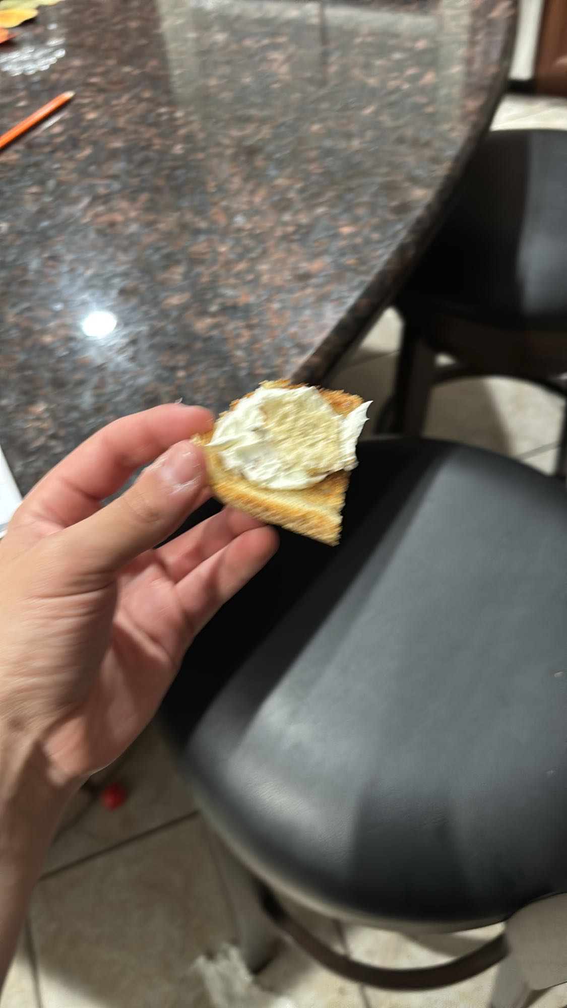 Cream cheese toast bite