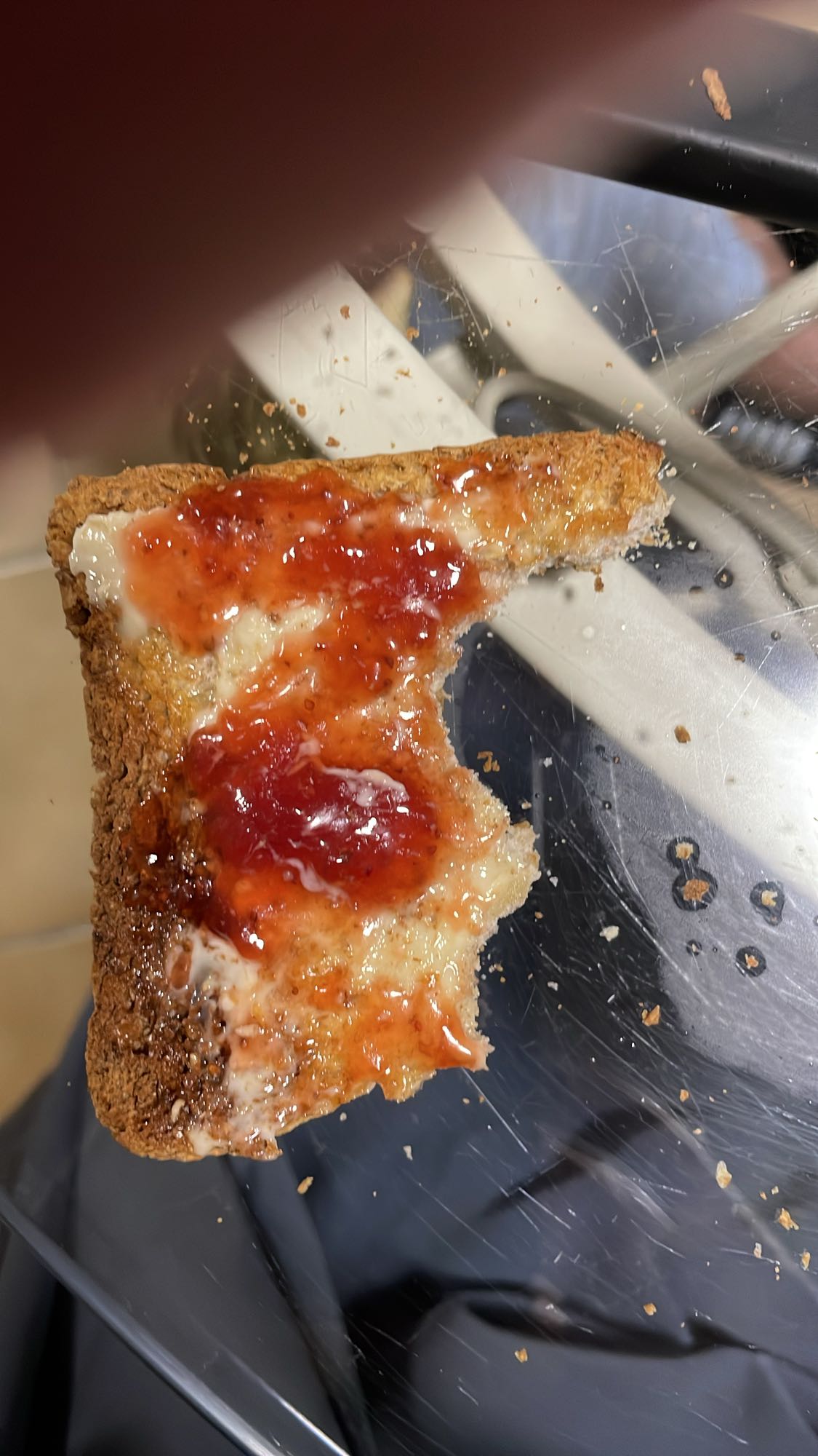 Tartine confiture beurre