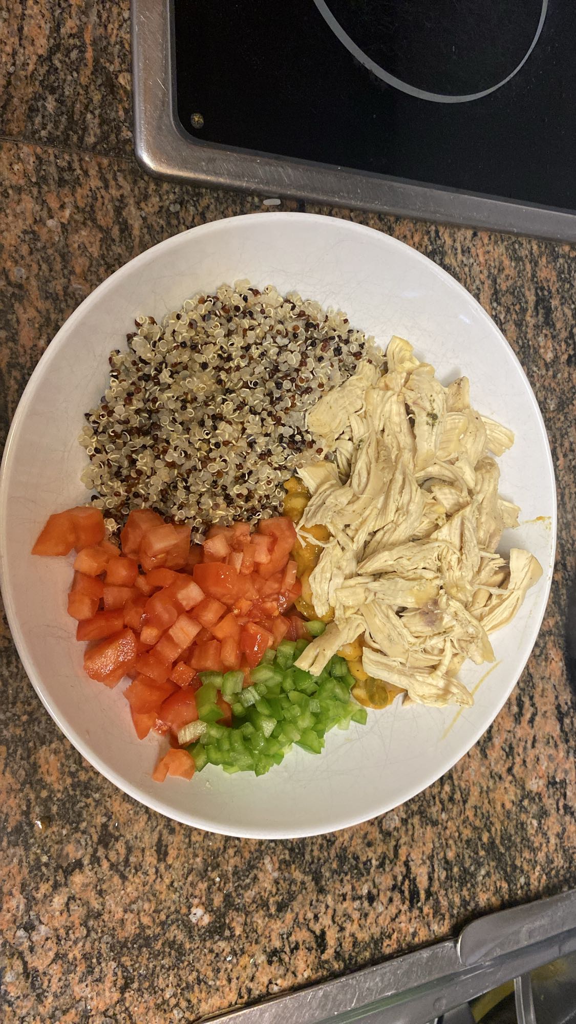 Ensalada de quinoa y pollo
