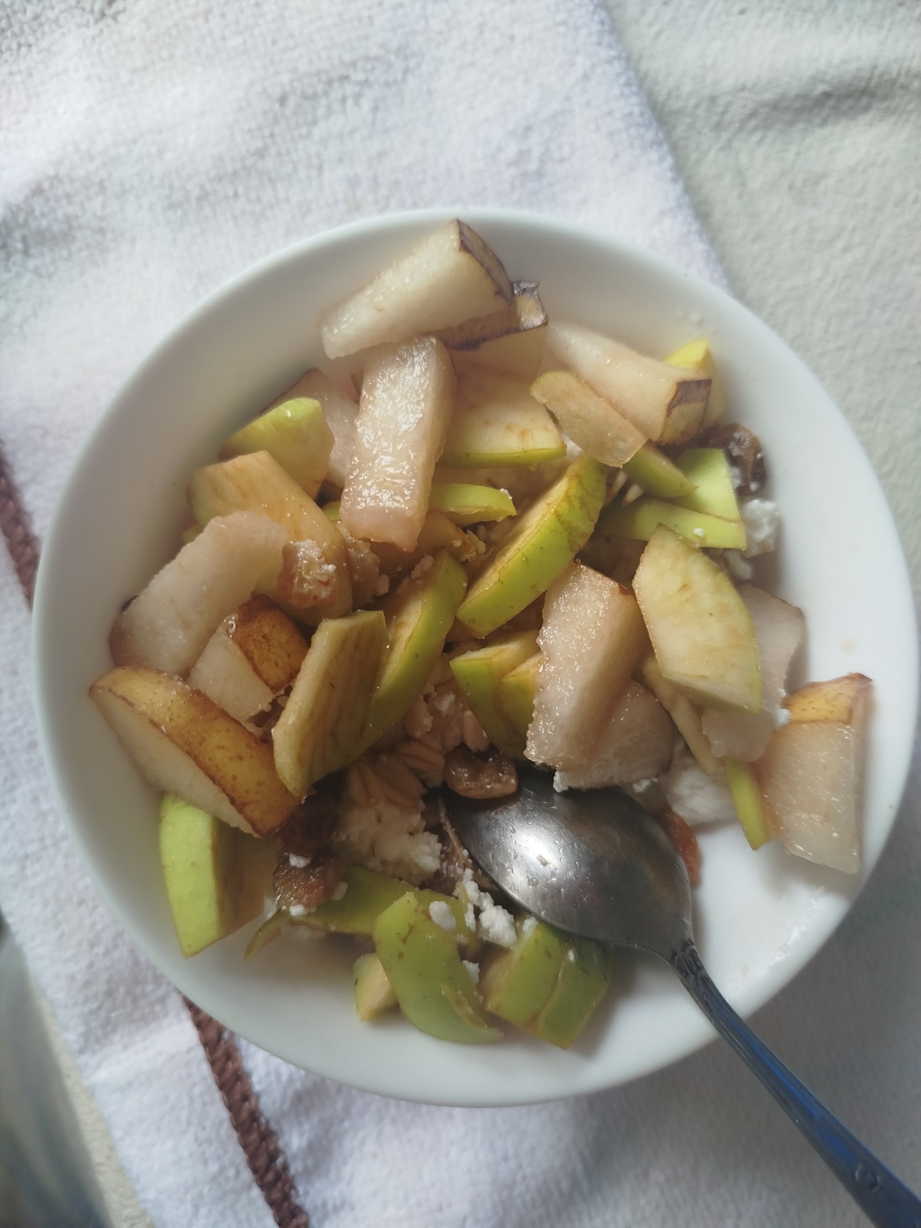 Fruit and cottage mix