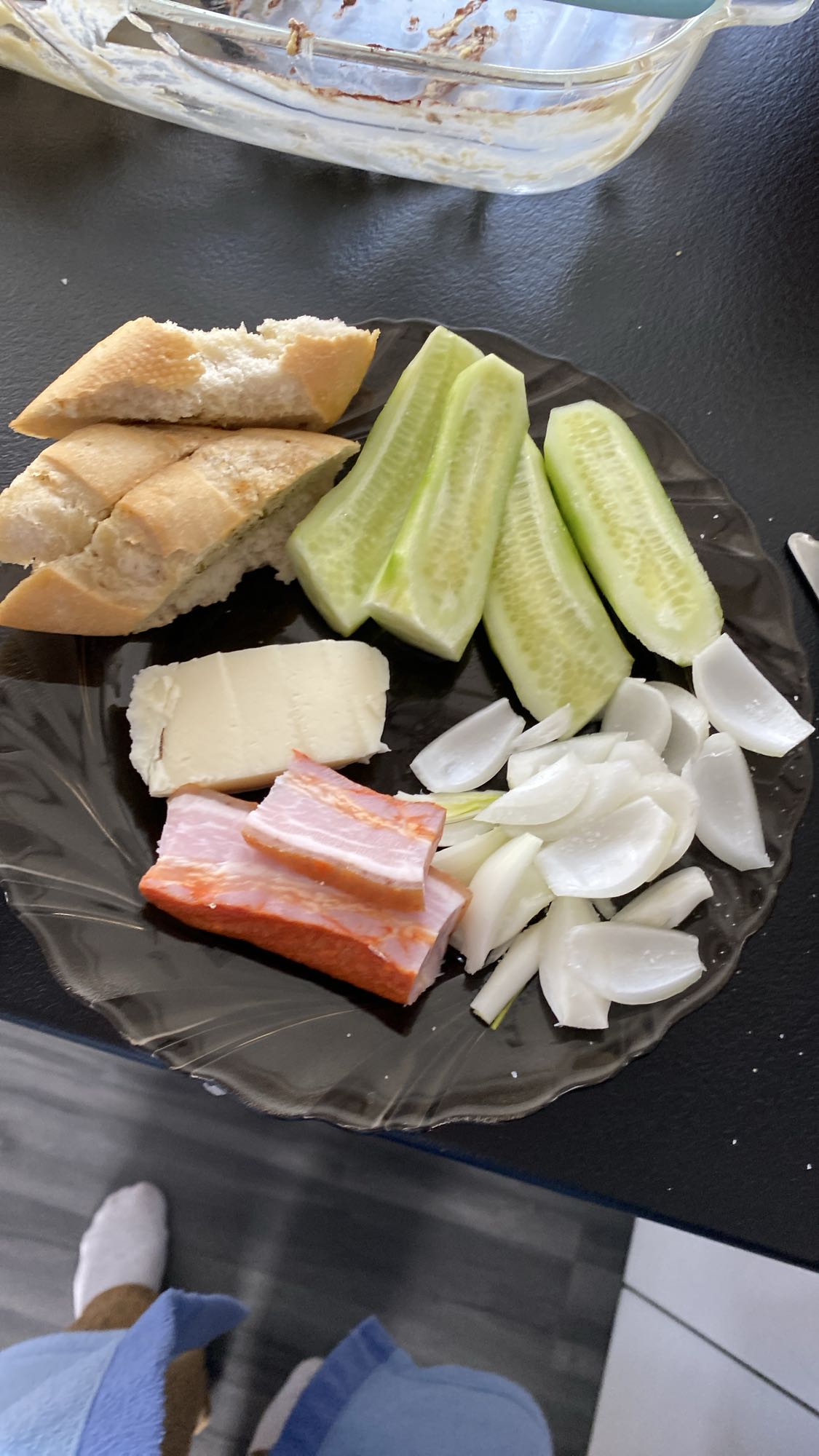 Gustare cu legume și brânză