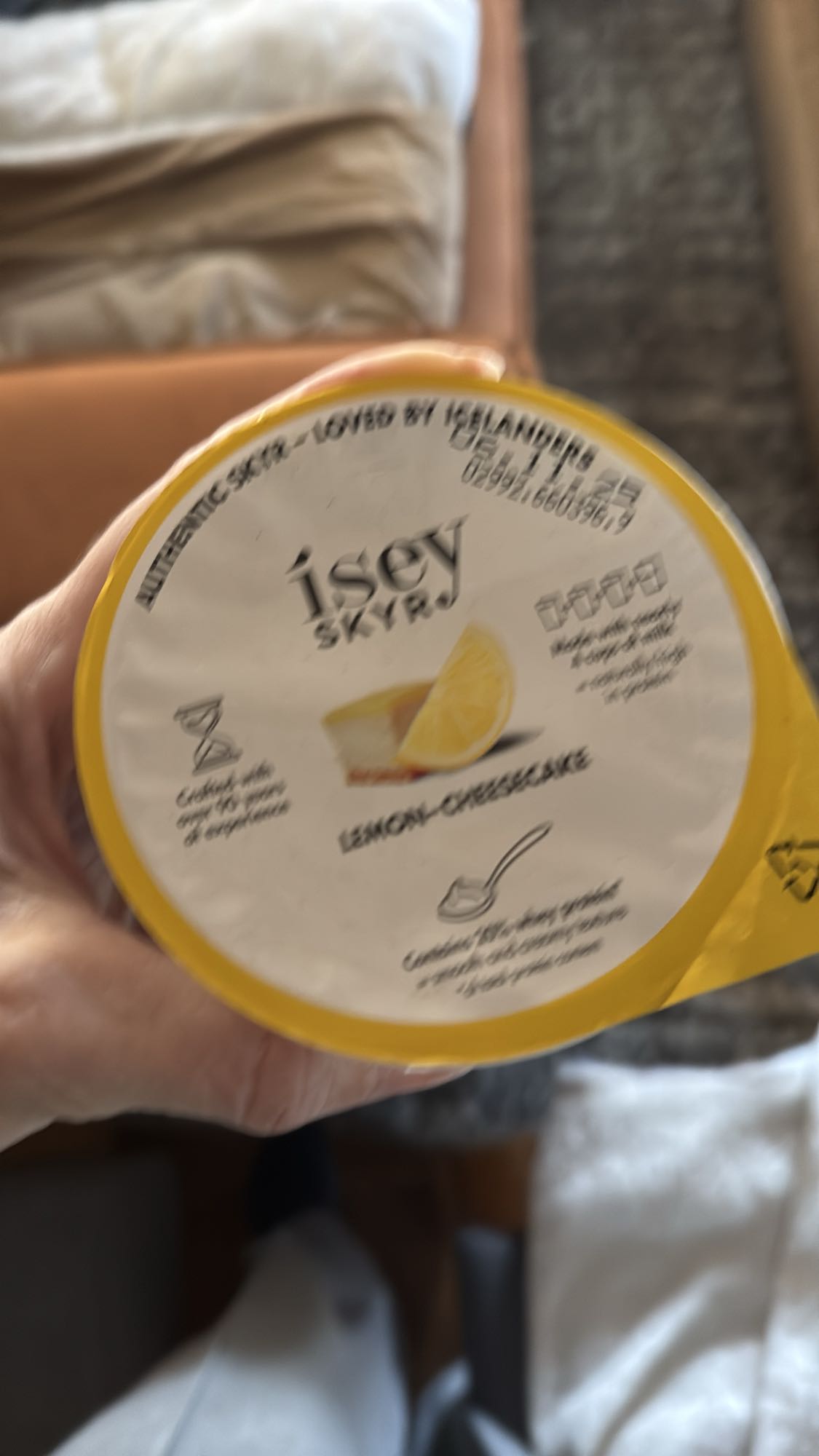 Lemon cheesecake skyr