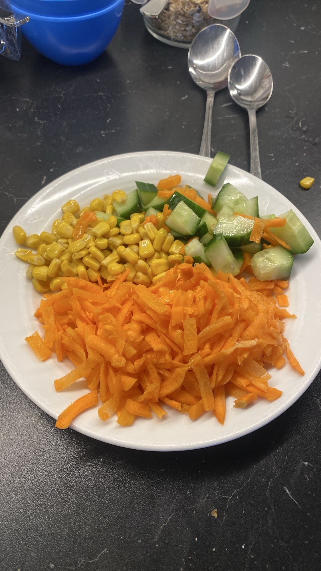 Grönsakstallrik enkel