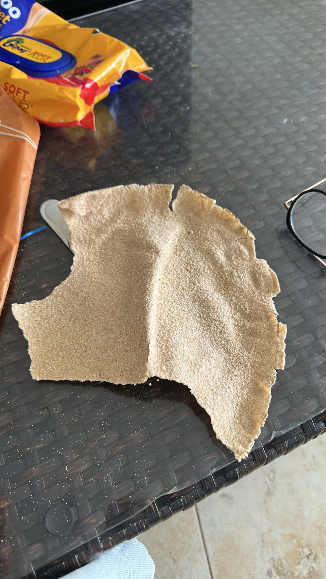 Whole wheat flatbread