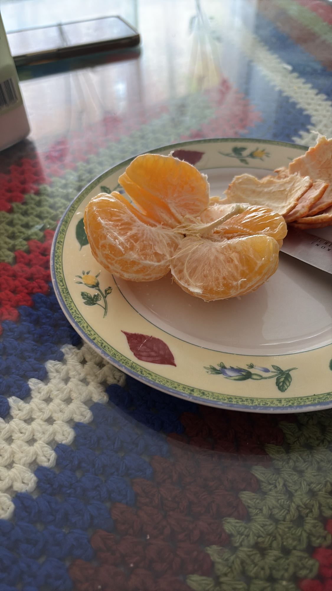 mandarina pelada