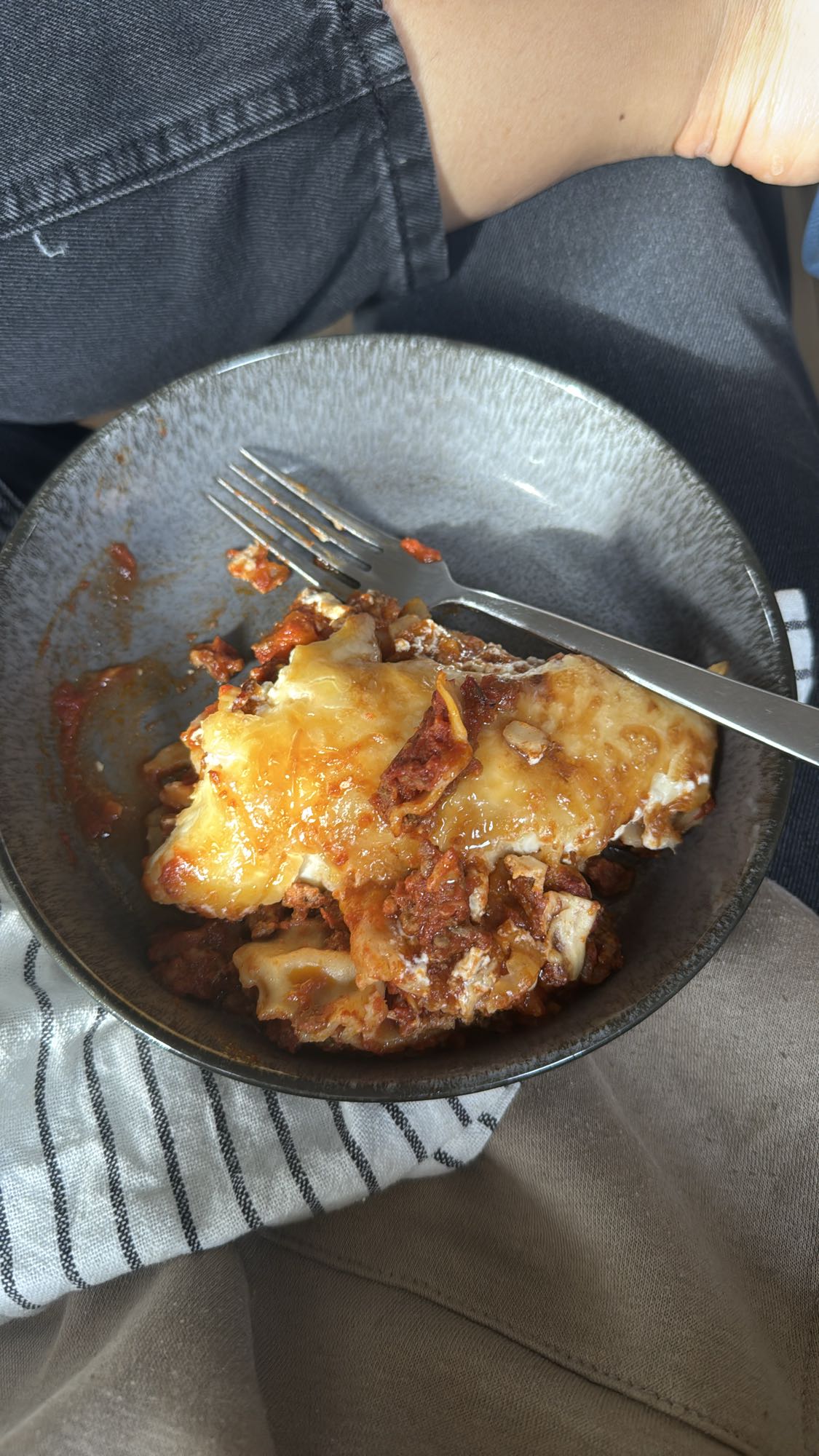 Lasagne mit Käse light