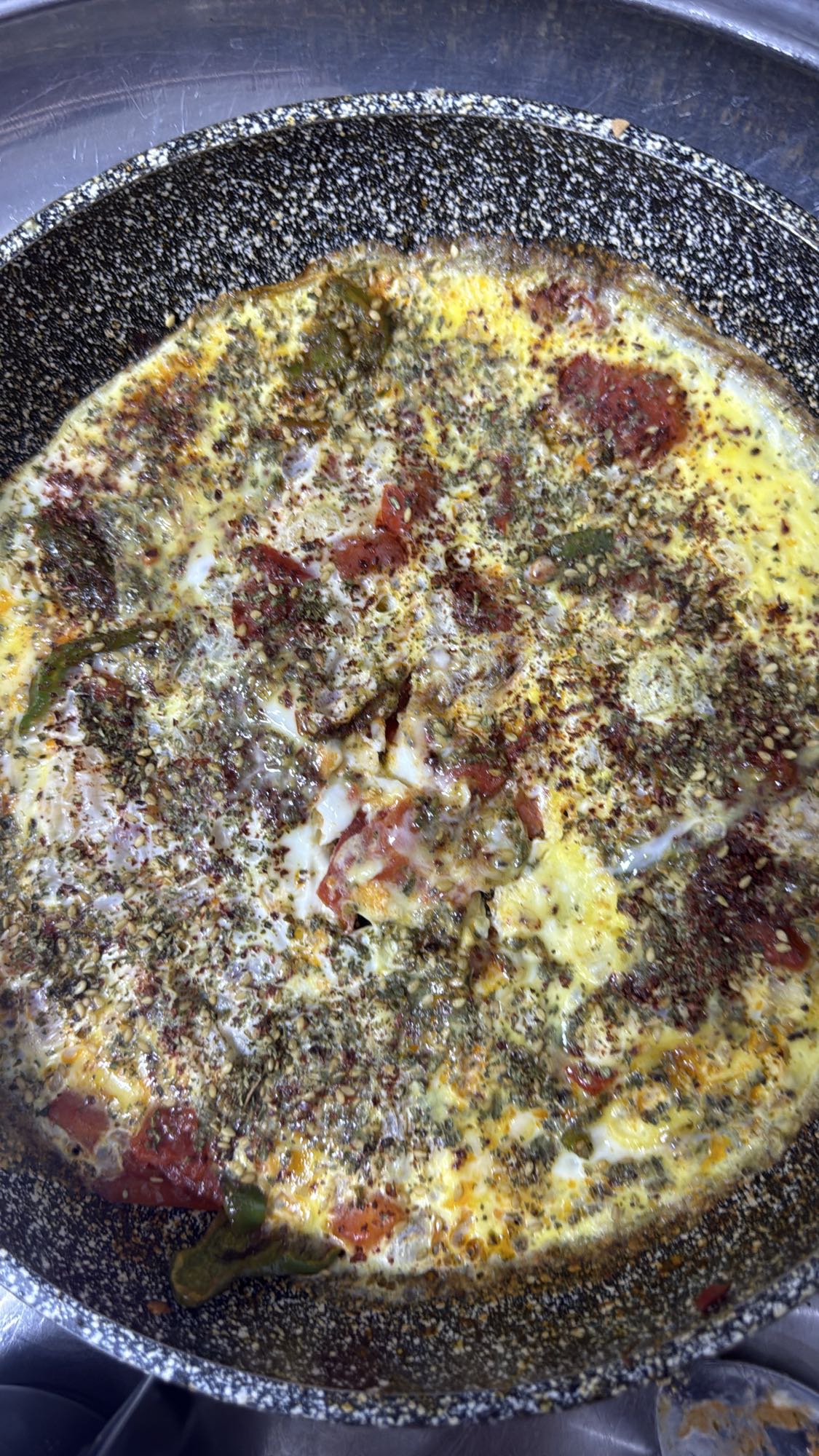 Spiced Veggie Omelette