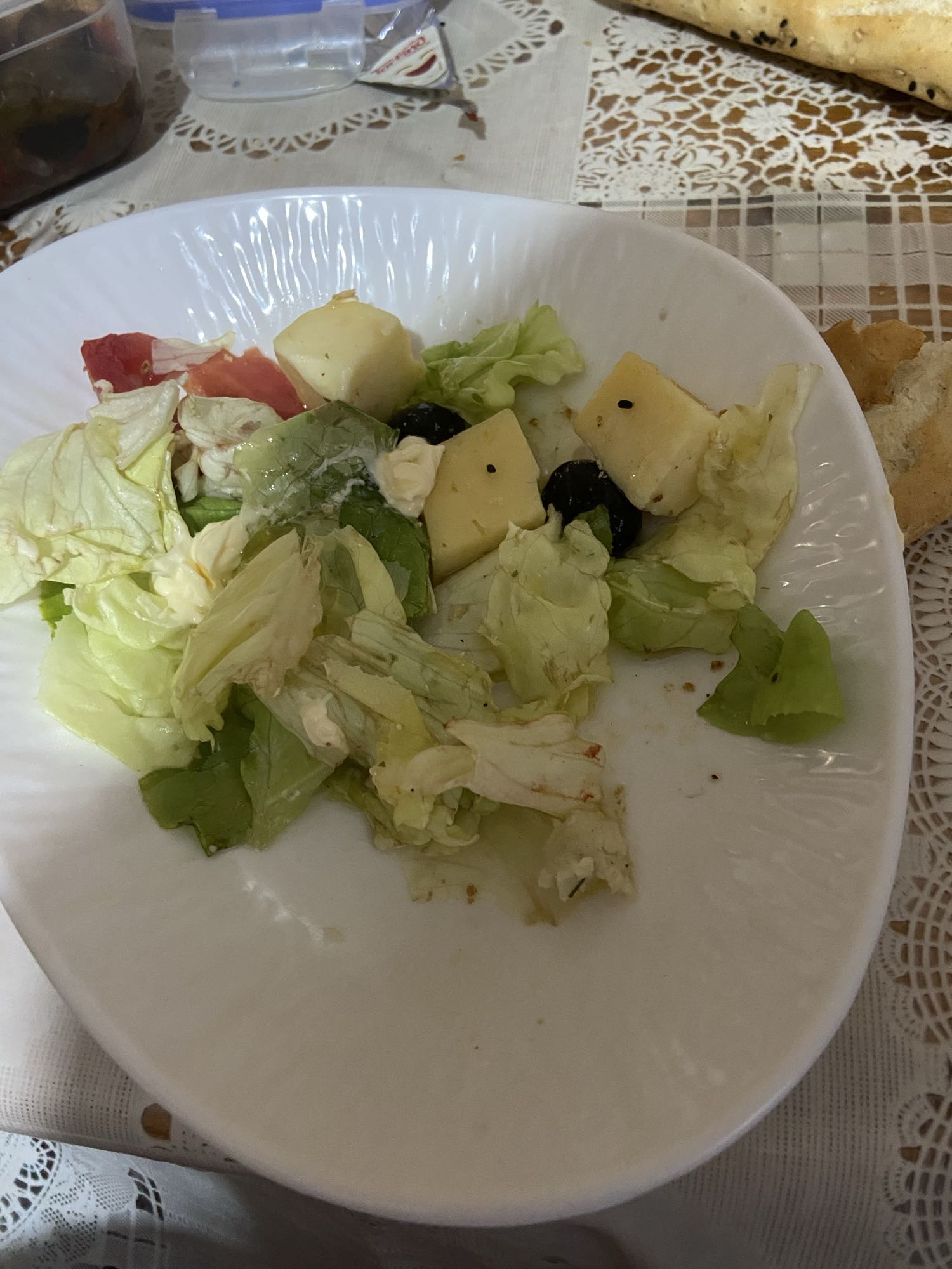 Salade fromage légère