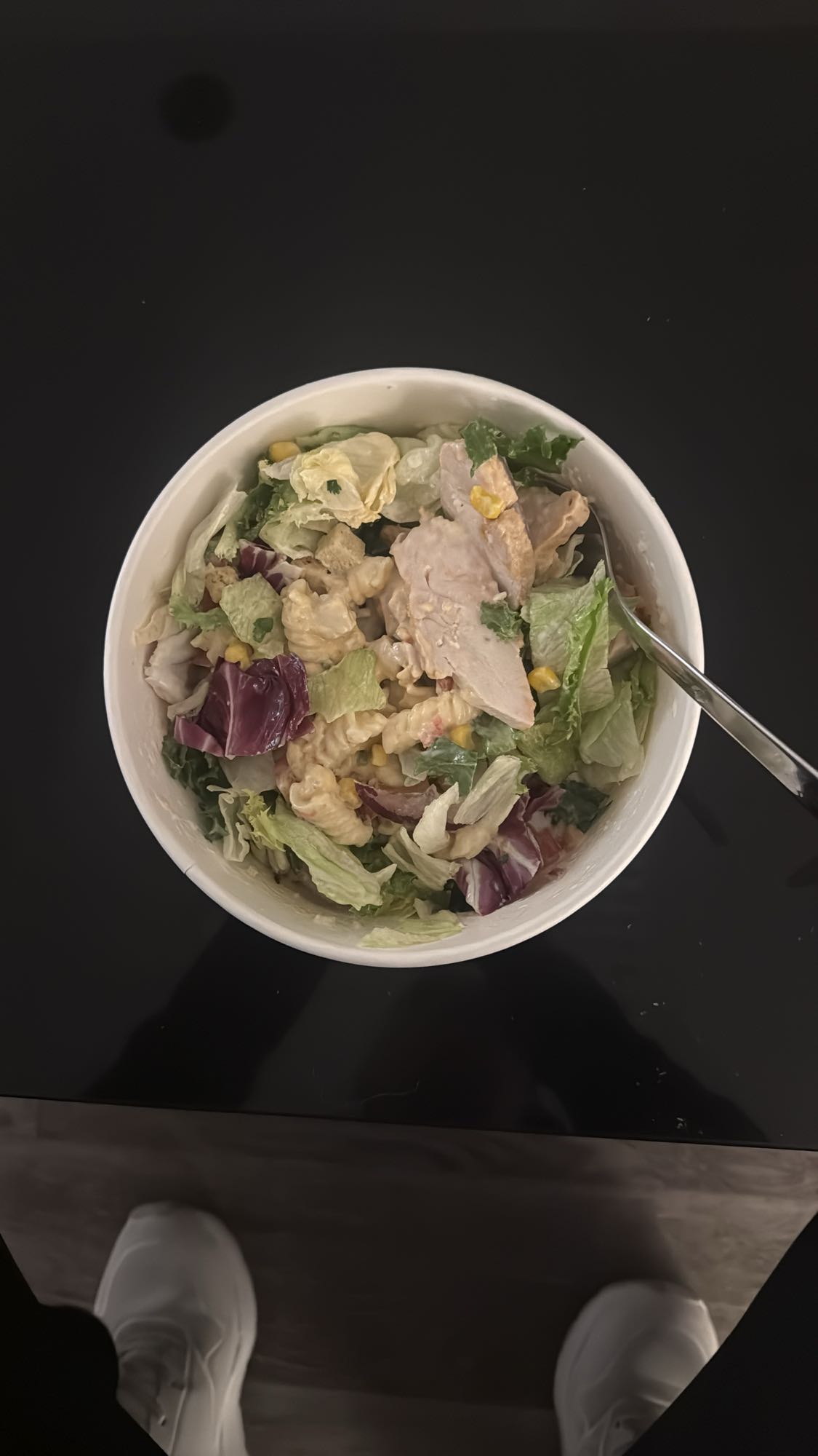Kycklingsallad med pasta