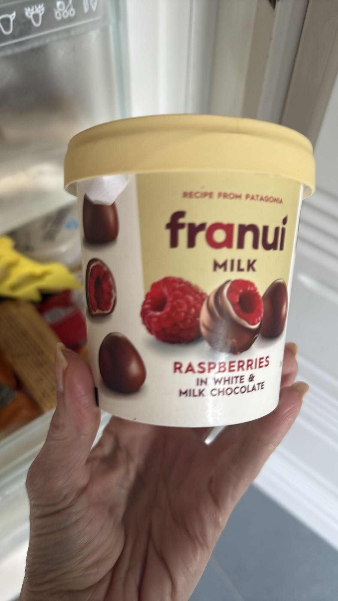 Frambozen in chocolade