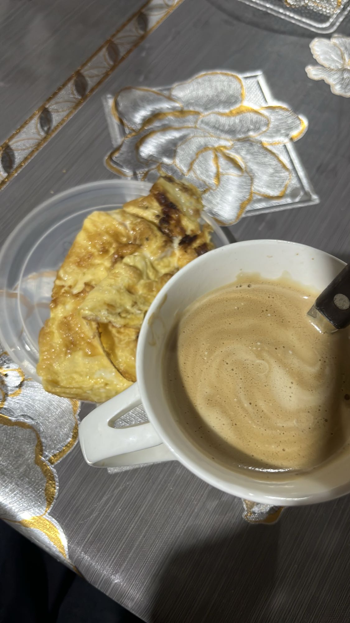 tortilla y café