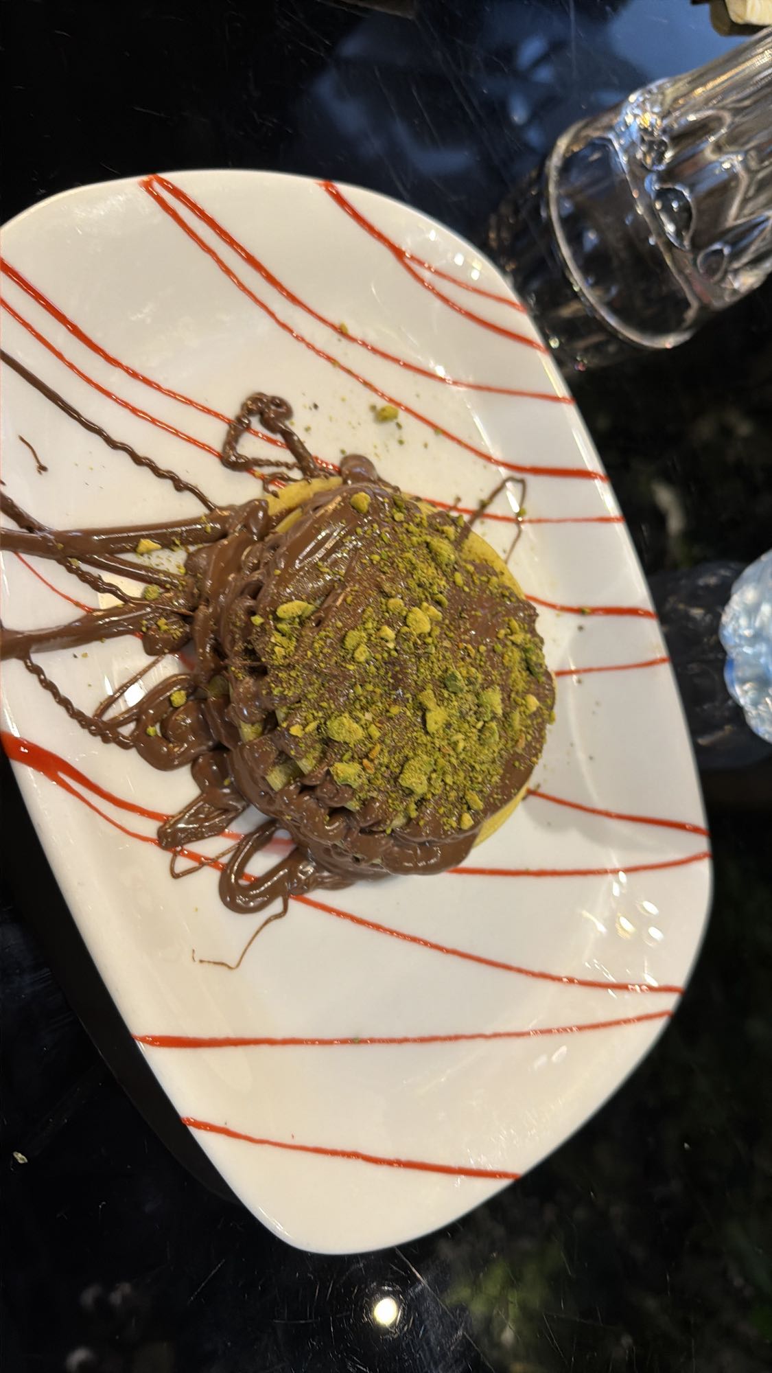 Chocolate Pistachio Waffle