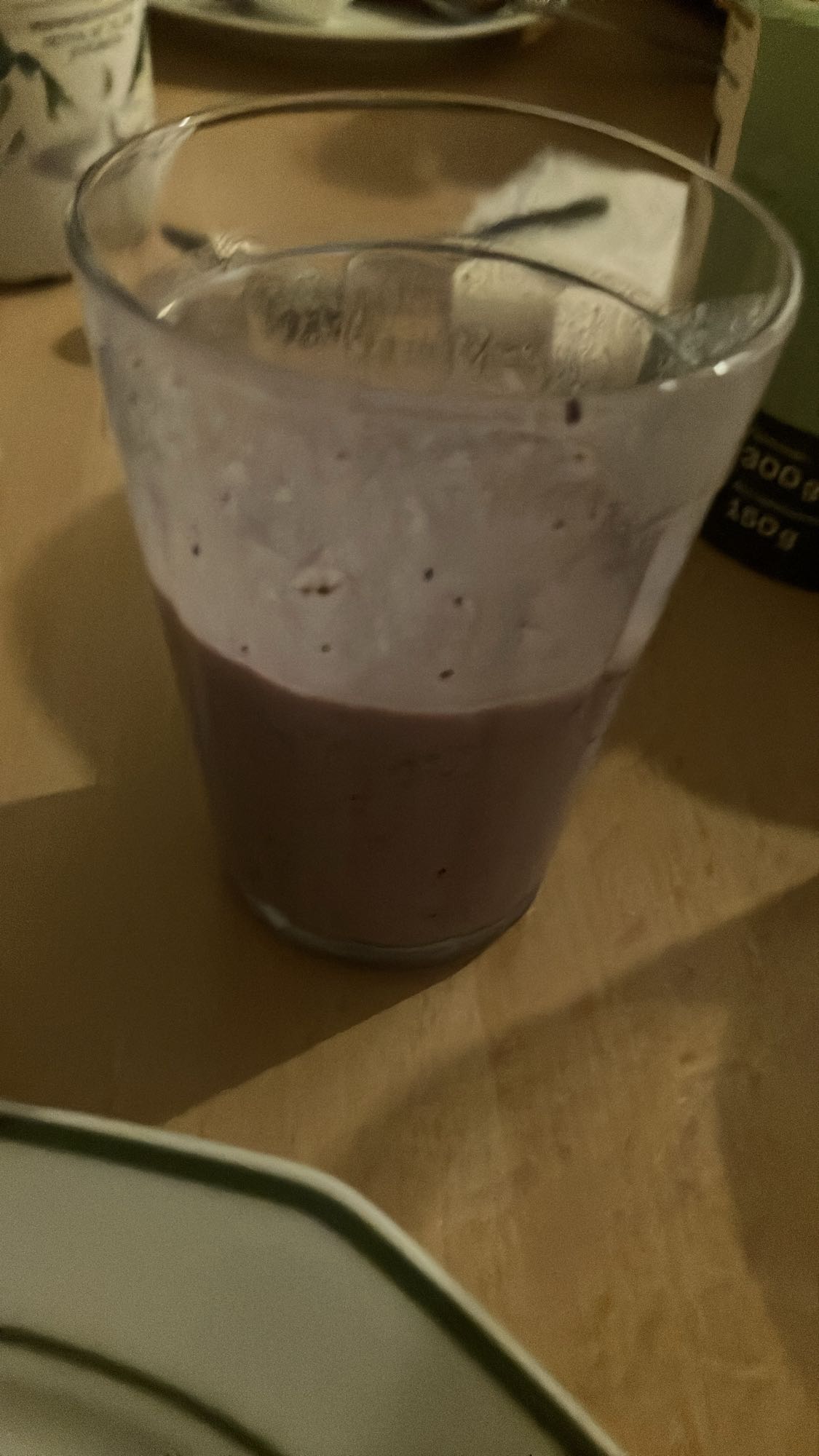 vitamina de frutas vermelhas