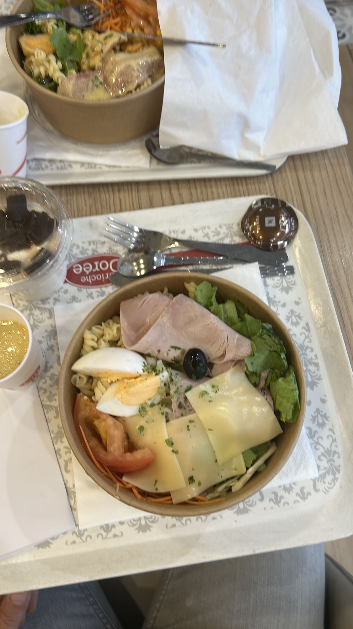 Salade composée jambon œuf