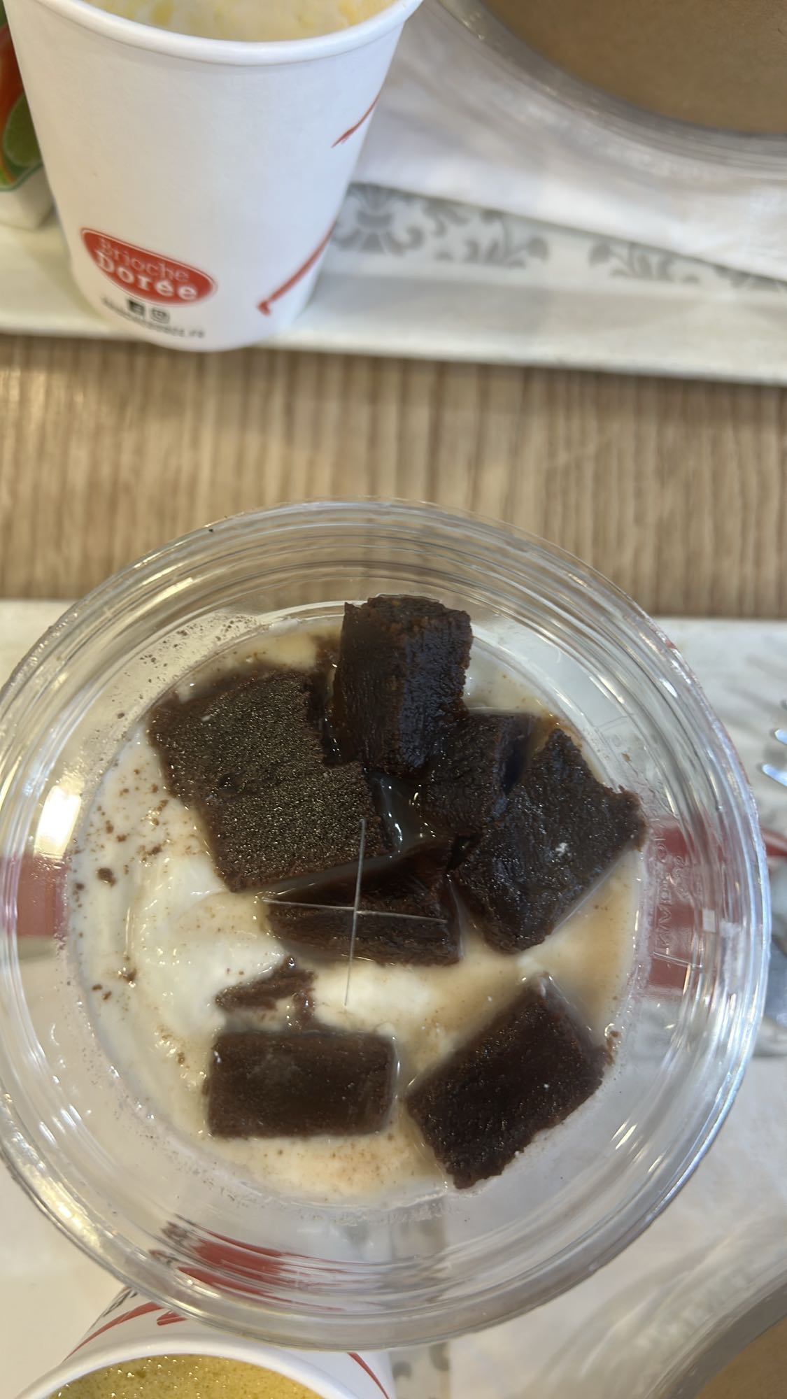 yaourt au café glacé